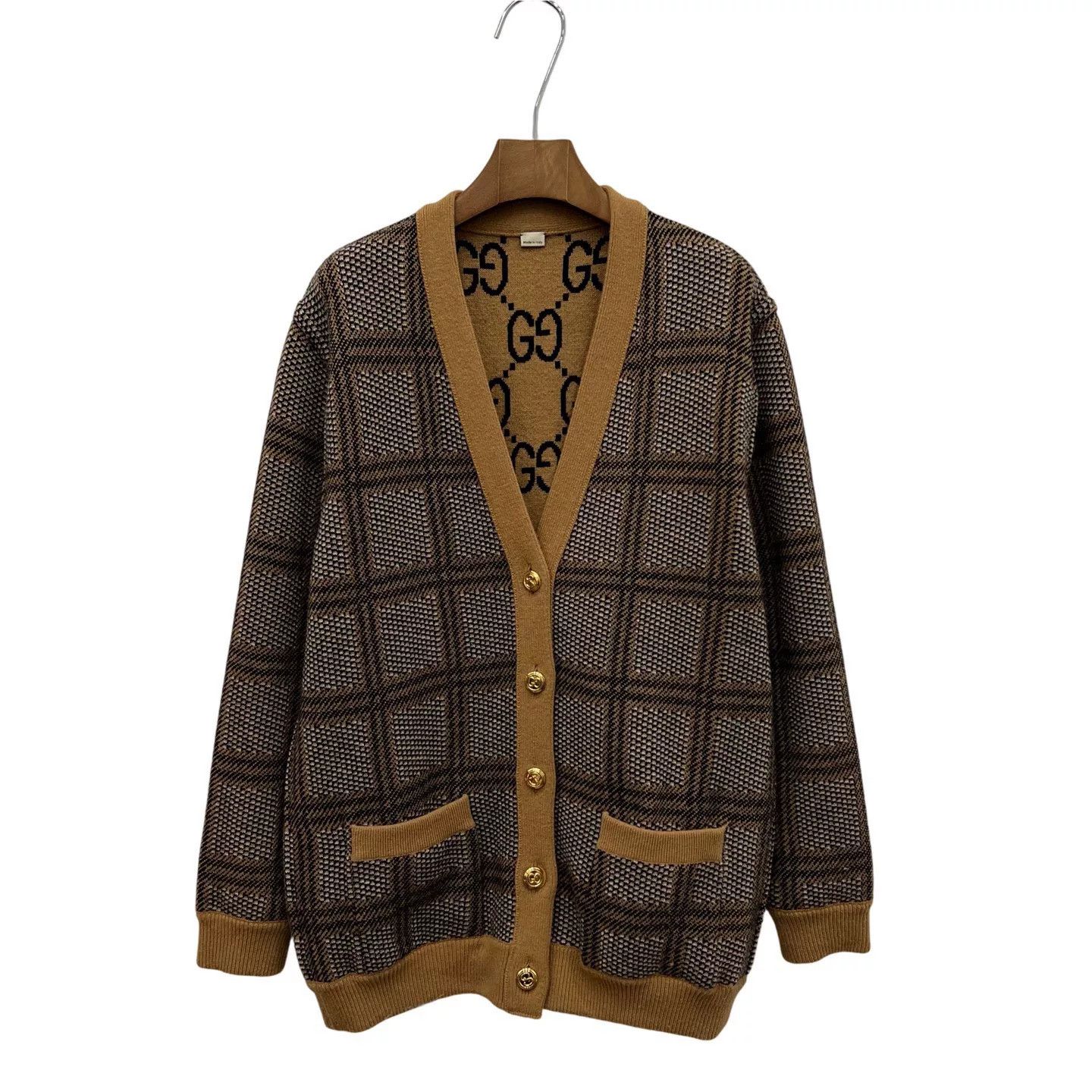 Gucci Gucci GG Reversible Knit Cardigan Size US S / EU 44-46 / 1 - 5 Thumbnail