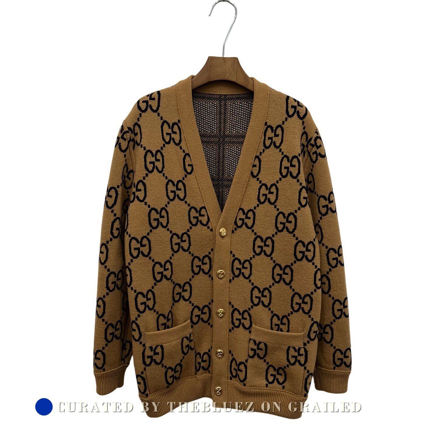 Gucci Gucci GG Reversible Knit Cardigan Size US S / EU 44-46 / 1 - 2 Thumbnail