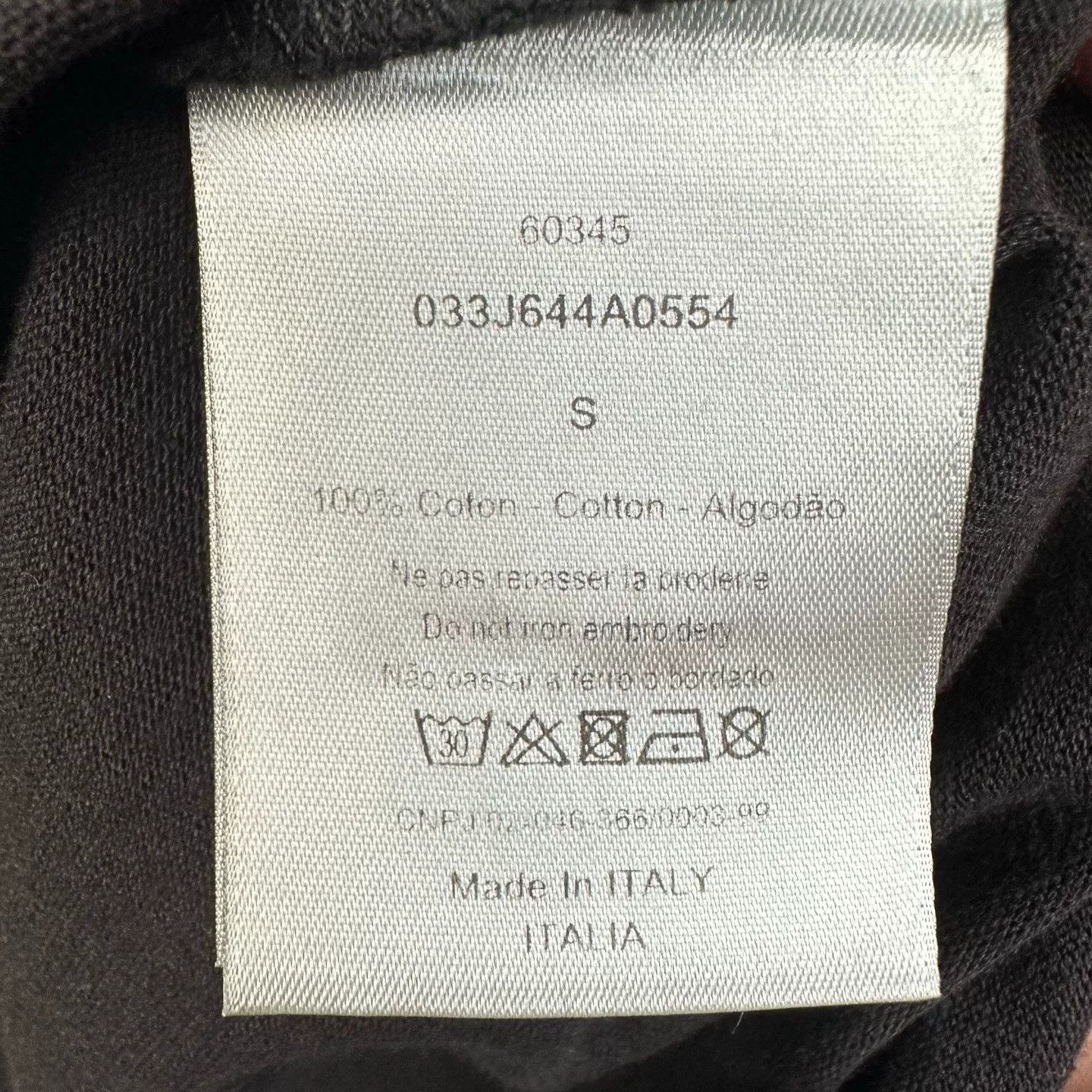 Dior Dior x Stussy Black Embroidered Bee Tee Size US S / EU 44-46 / 1 - 5 Thumbnail