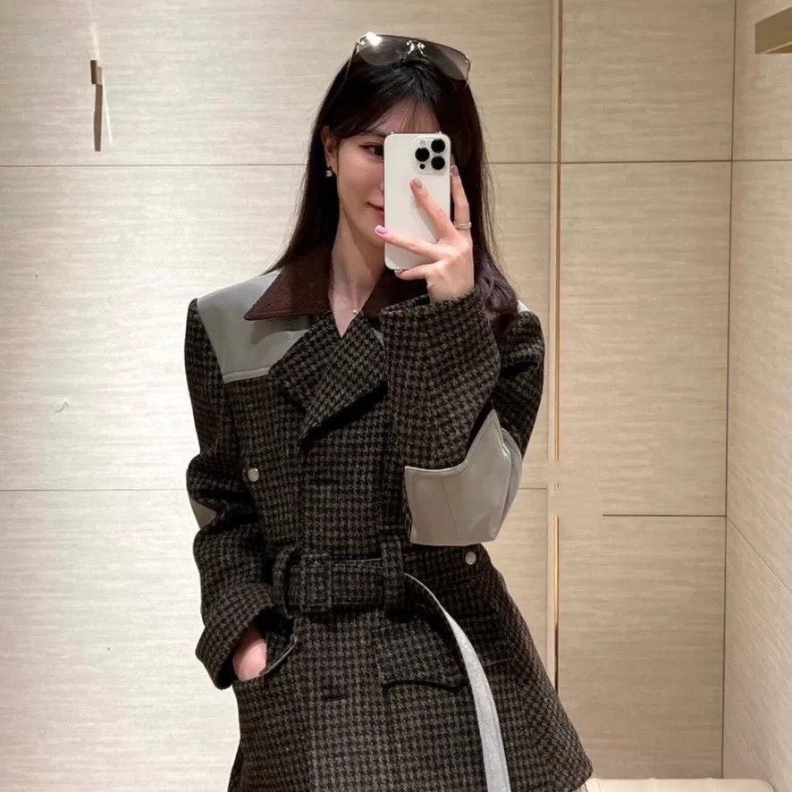 Louis Vuitton Louis Vuitton Houndstooth Wool Jacket Size XS / US 0-2 / IT 36-38 - 7 Thumbnail