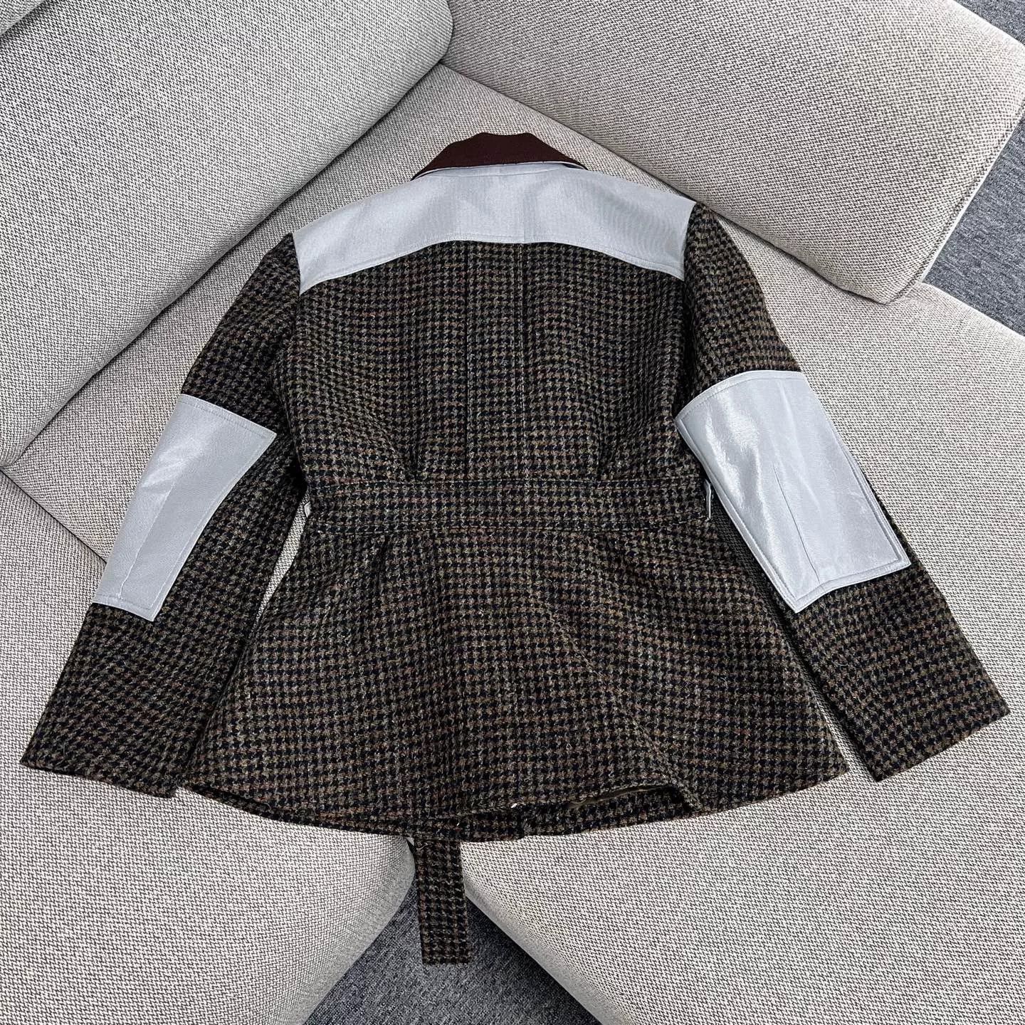 Louis Vuitton Louis Vuitton Houndstooth Wool Jacket Size XS / US 0-2 / IT 36-38 - 2 Thumbnail