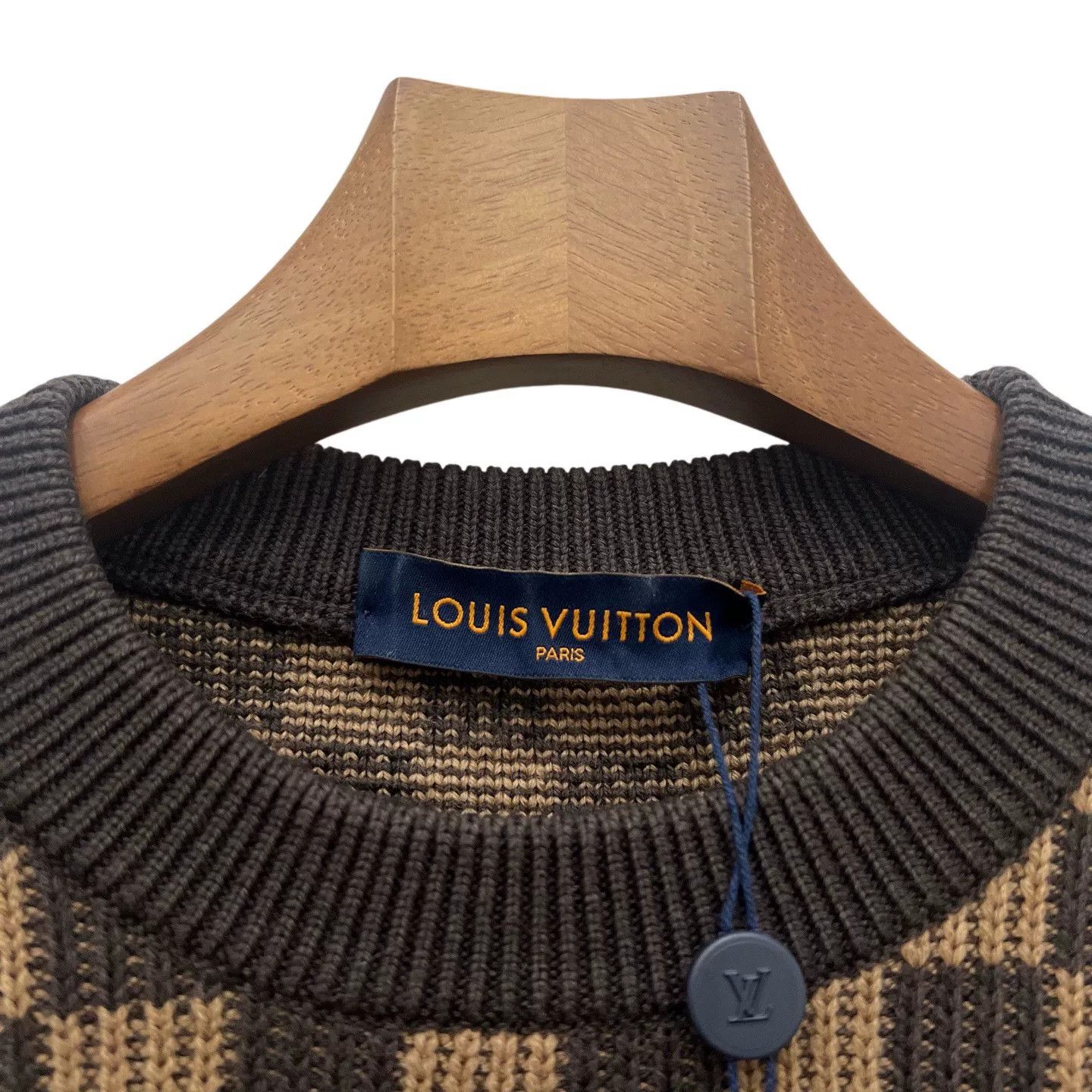 Louis Vuitton Louis Vuitton Damier All-Over Print Sweater Size US M / EU 48-50 / 2 - 6 Thumbnail
