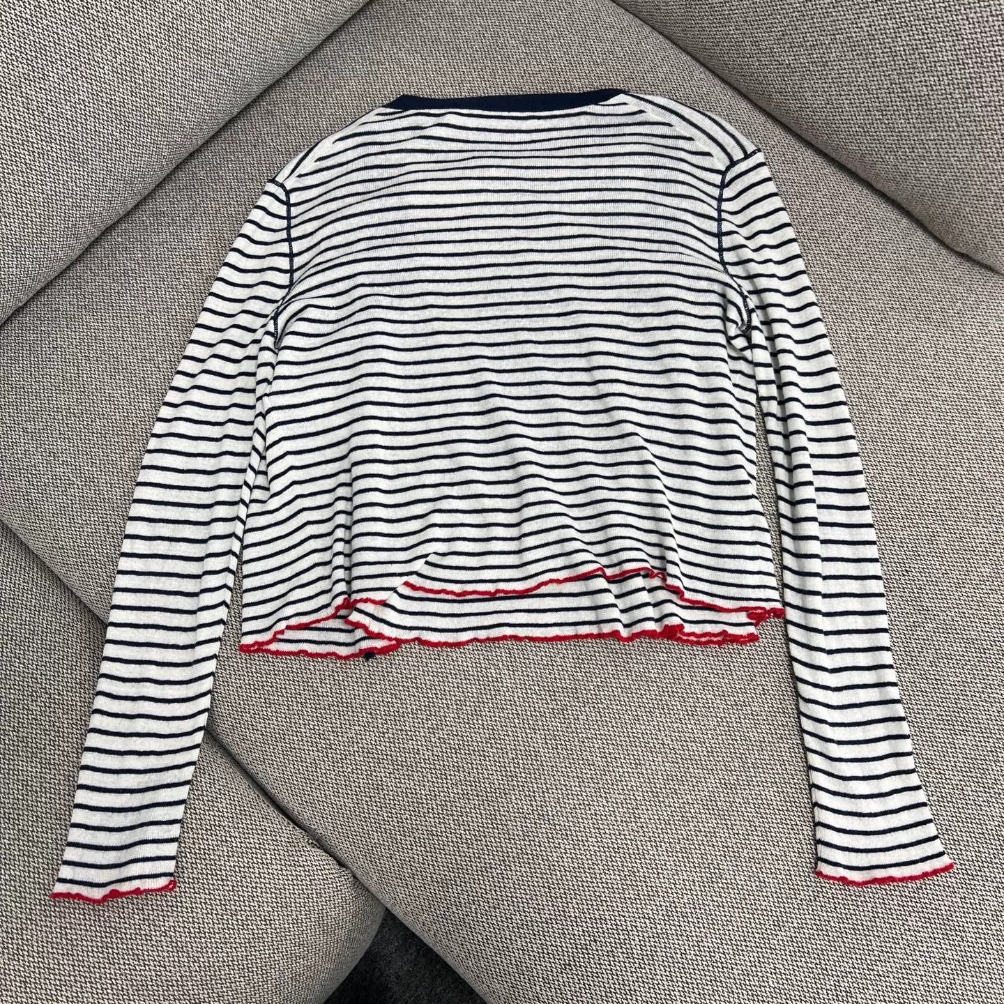 Dior Dior FW24 Linen Stripe Knit Set Size S / US 4 / IT 40 - 2 Thumbnail