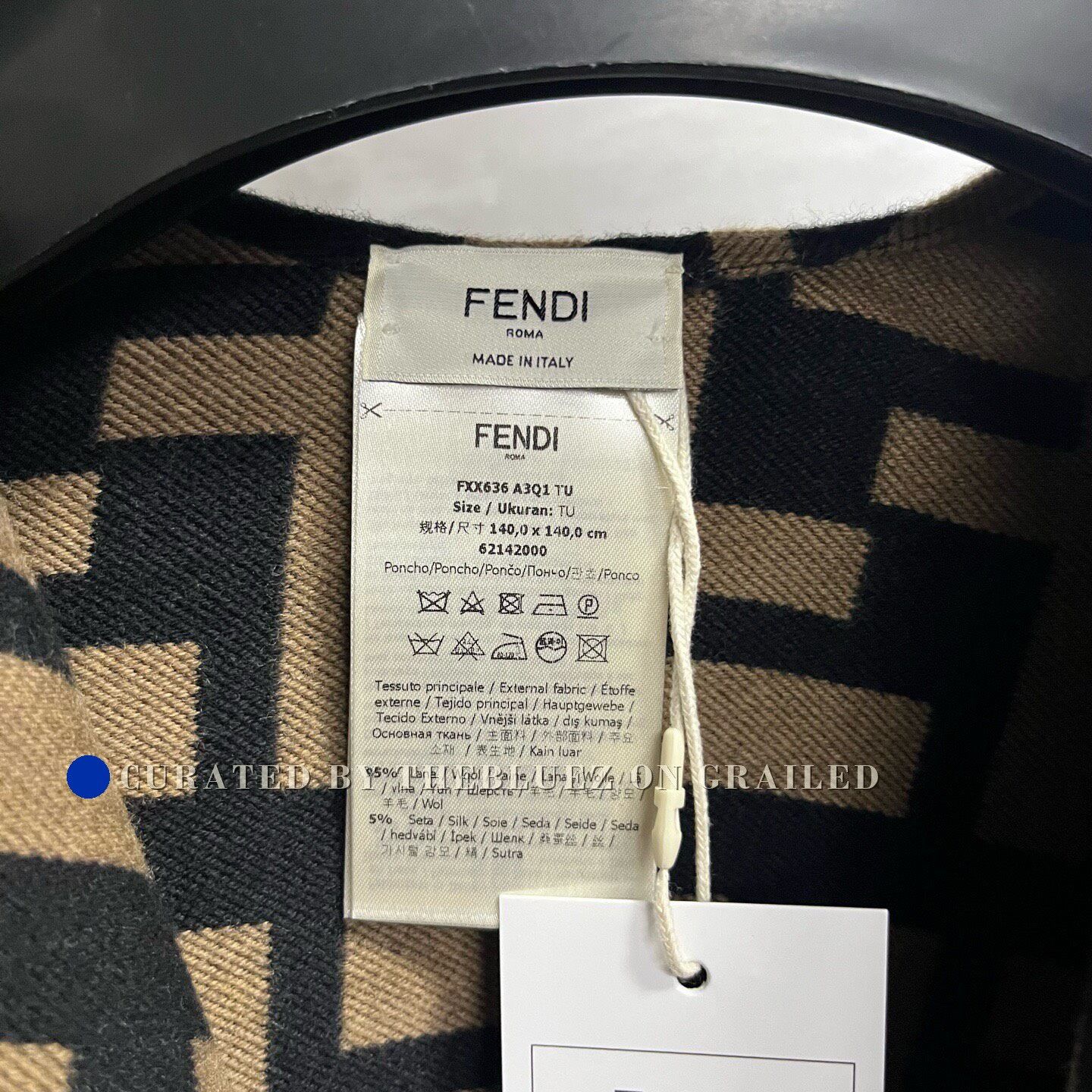 Fendi Fendi FF Pattern Shawl Size ONE SIZE - 3 Thumbnail