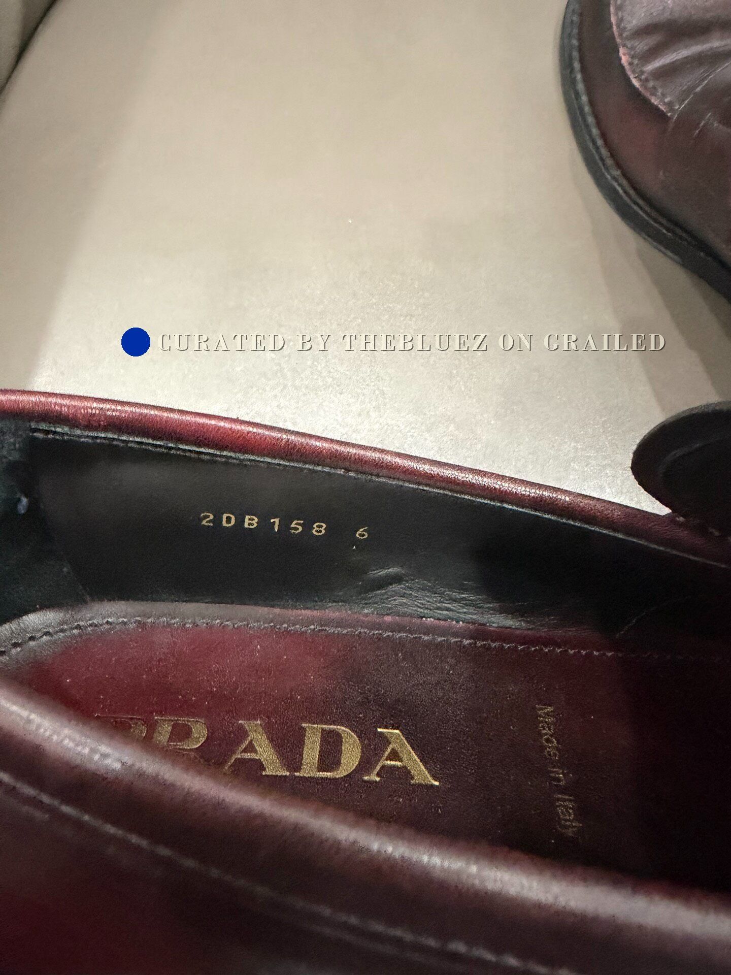 Prada Prada Deep Wine Red Loafers Size US 6 / IT 36 - 4 Thumbnail