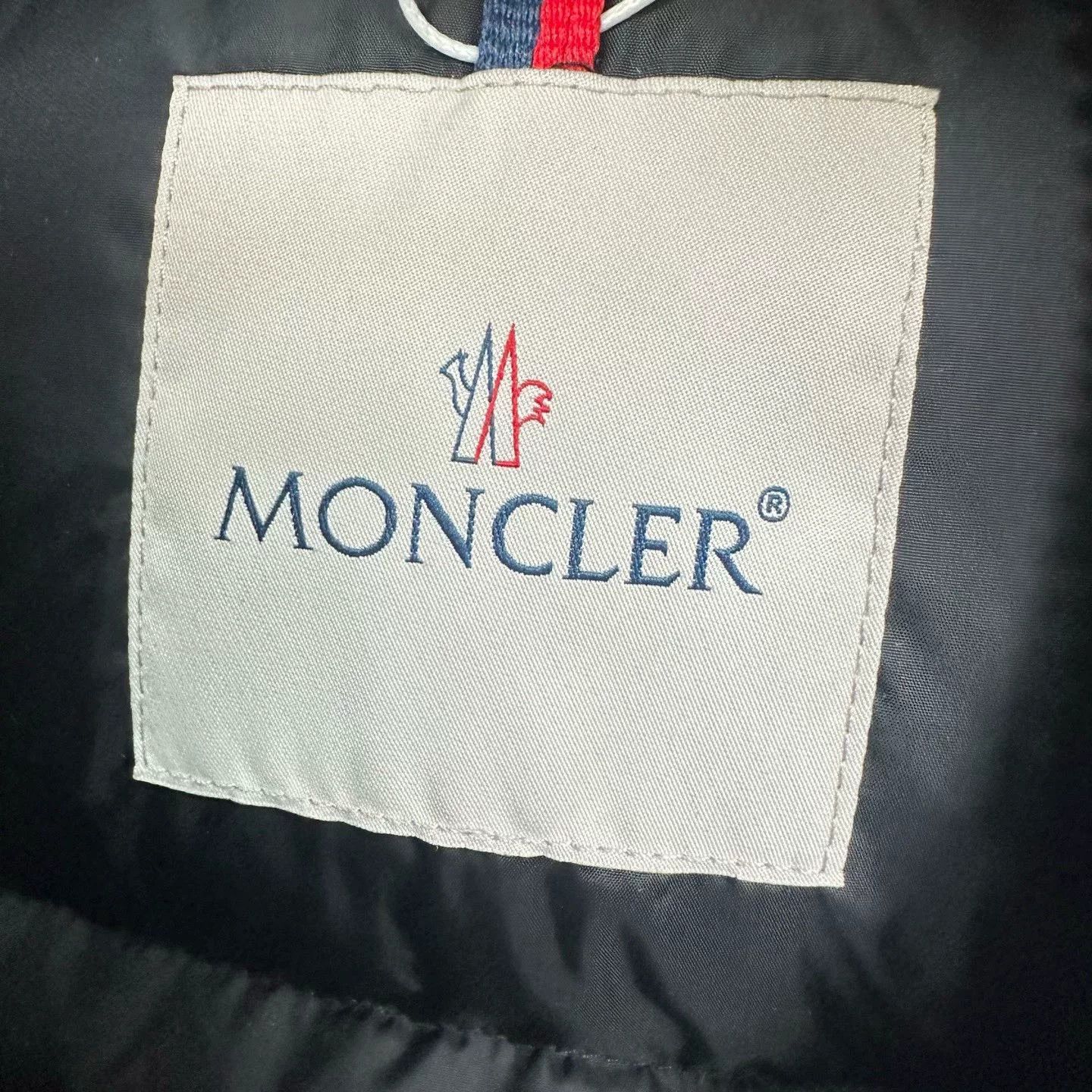 Moncler Moncler Black Puffer Parka with Logo & Stripes Size M / US 6-8 / IT 42-44 - 5 Thumbnail
