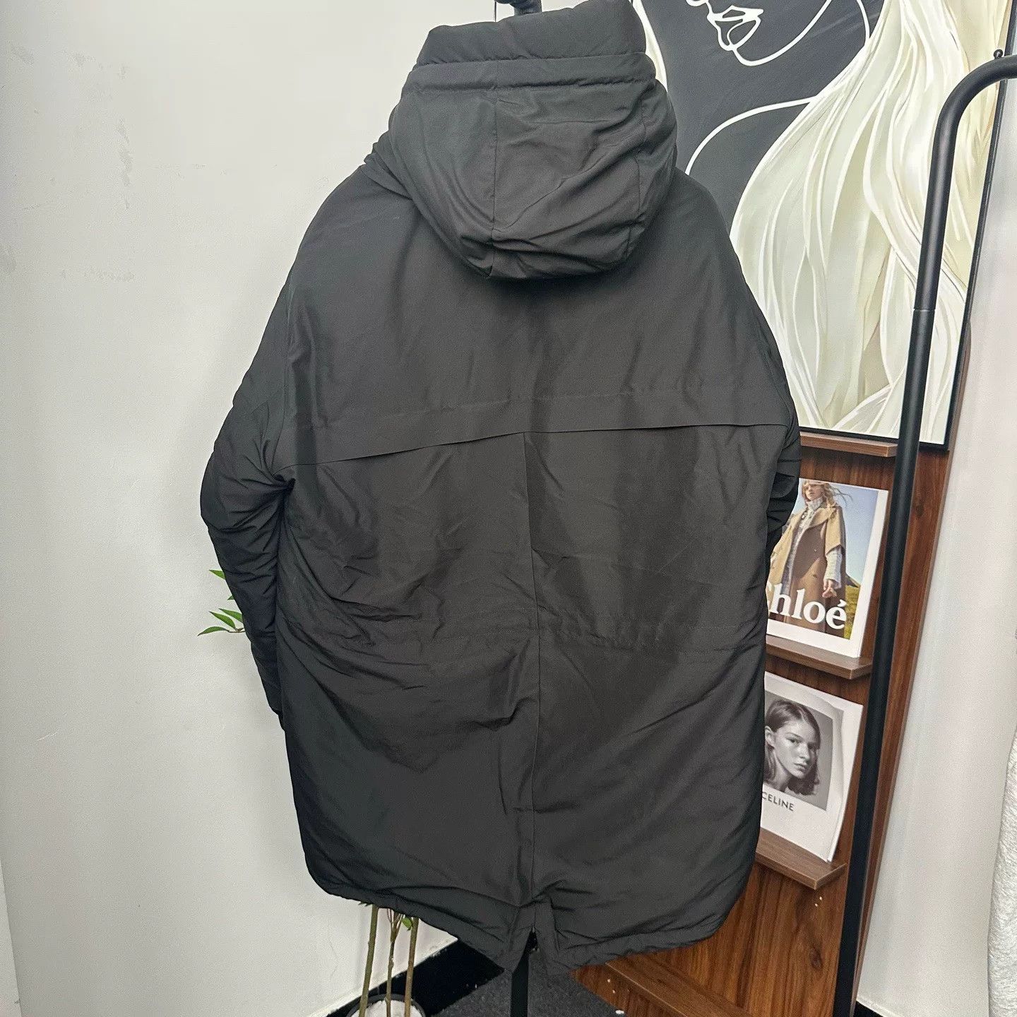 Moncler Moncler Black Puffer Parka with Logo & Stripes Size M / US 6-8 / IT 42-44 - 2 Thumbnail