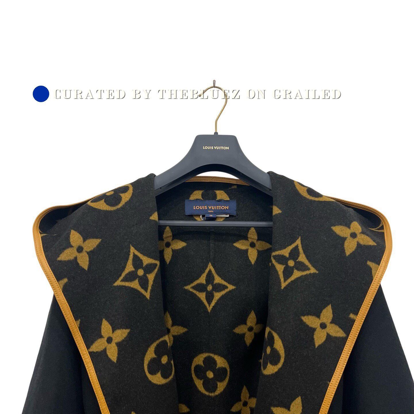 Louis Vuitton Louis Vuitton Black Orange Monogram Hooded Coat Size US M / EU 48-50 / 2 - 3 Thumbnail