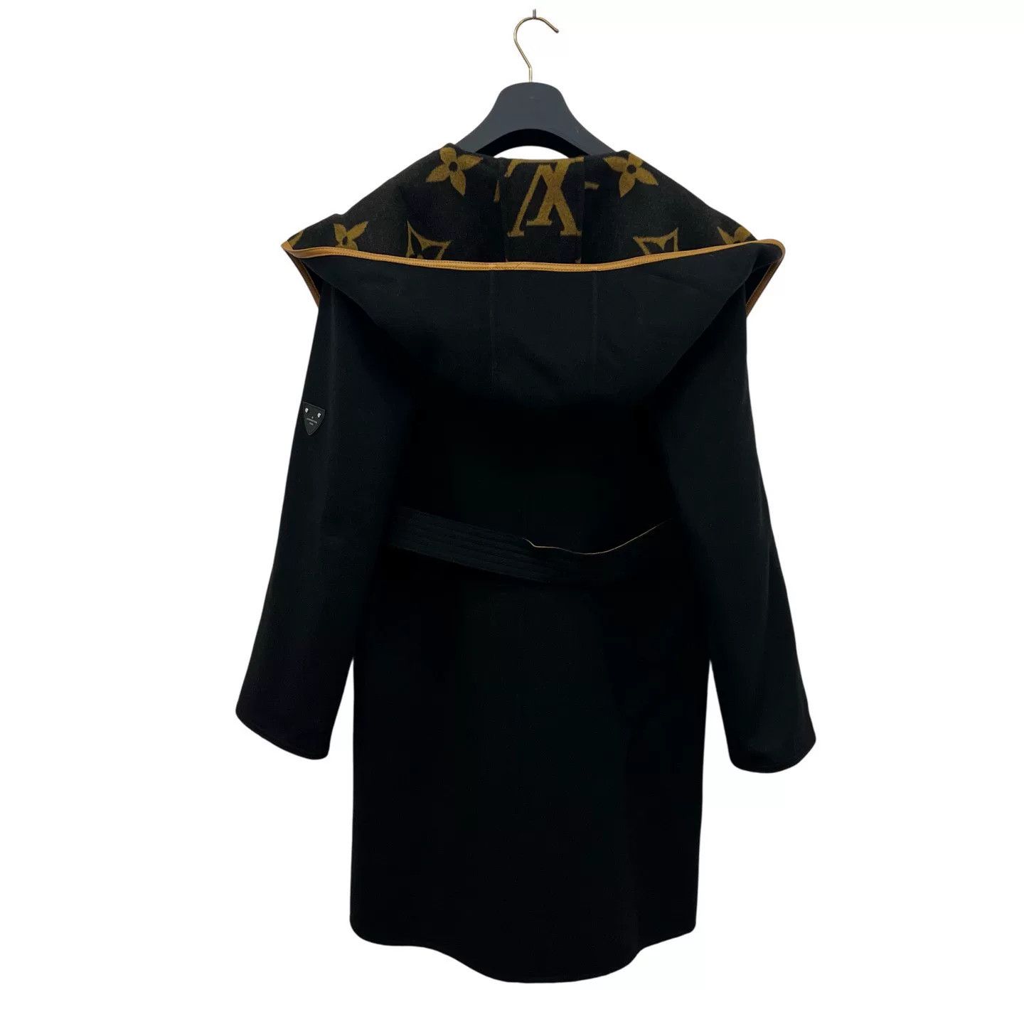 Louis Vuitton Louis Vuitton Black Orange Monogram Hooded Coat Size US M / EU 48-50 / 2 - 2 Thumbnail