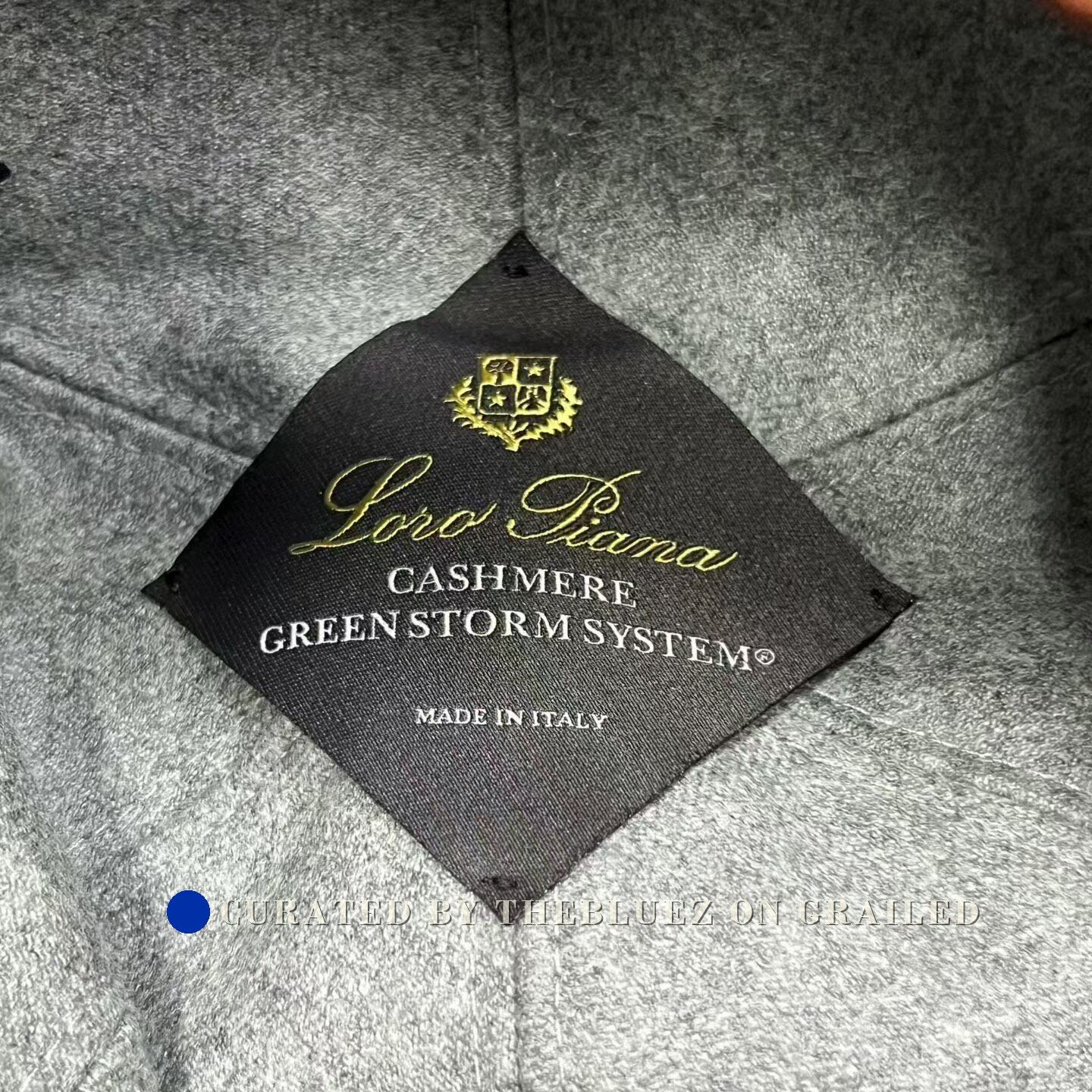 Loro Piana Loro Piana Navy Cashmere Thistle Snake Cap Size ONE SIZE - 3 Thumbnail