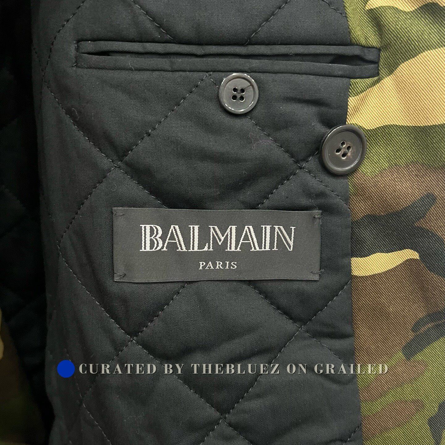 Balmain Balmain Runway Camouflage Double-Breasted Puffer Size US M / EU 48-50 / 2 - 4 Thumbnail
