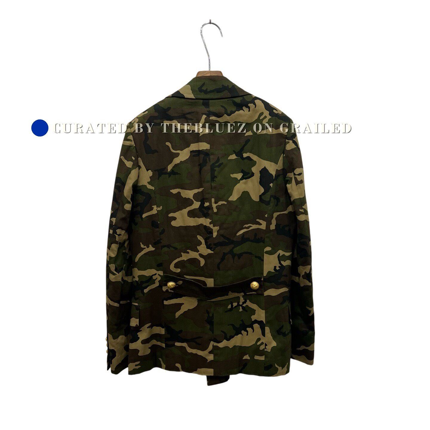 Balmain Balmain Runway Camouflage Double-Breasted Puffer Size US M / EU 48-50 / 2 - 2 Thumbnail
