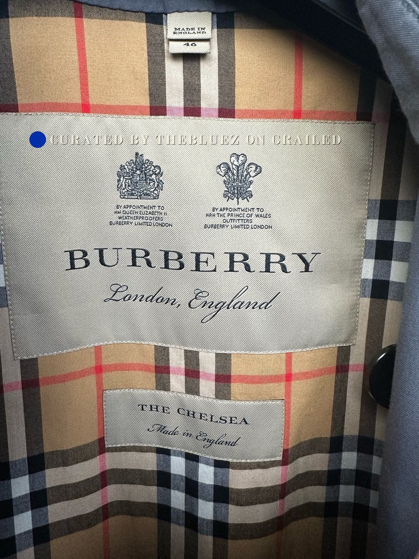 Burberry Burberry Classic Check Double-Breasted Gray Trench Size US S / EU 44-46 / 1 - 3 Thumbnail