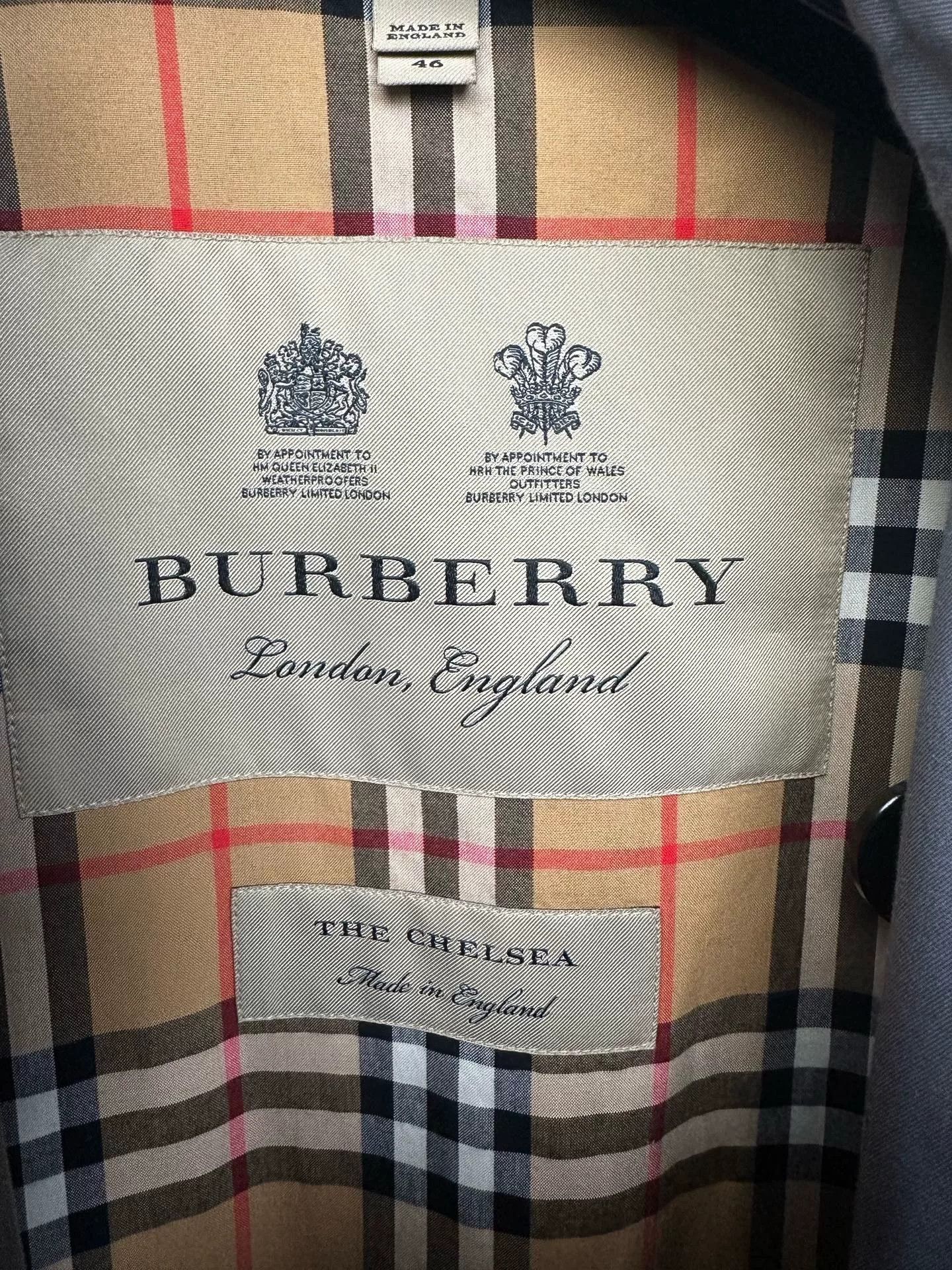 Burberry Burberry Classic Check Double-Breasted Gray Trench Size US S / EU 44-46 / 1 - 8 Thumbnail