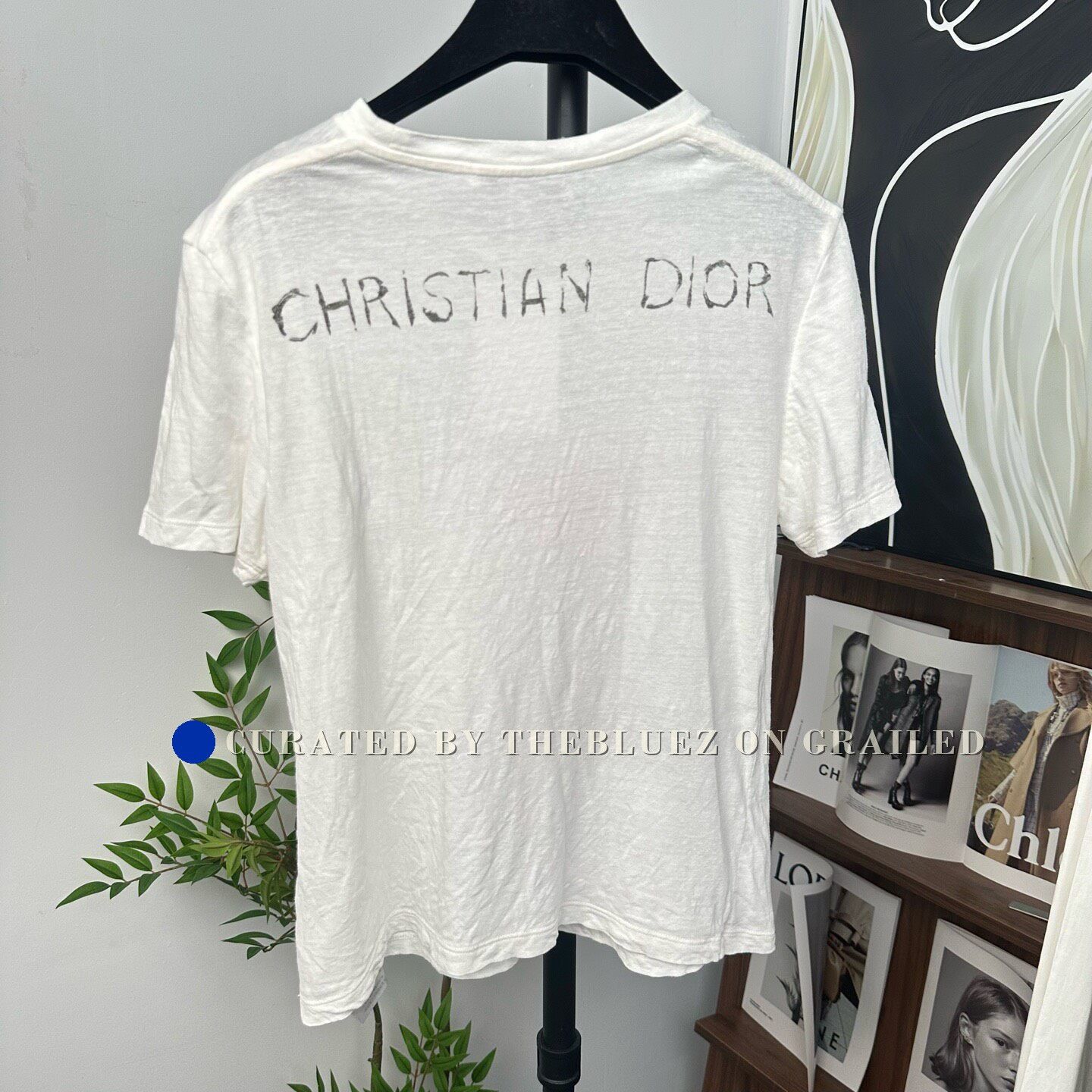 Dior Dior White Heart Hourglass Short-Sleeve Top Size XS / US 0-2 / IT 36-38 - 3 Thumbnail