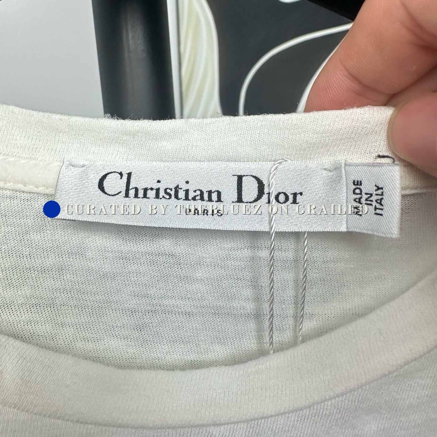 Dior Dior White Heart Hourglass Short-Sleeve Top Size XS / US 0-2 / IT 36-38 - 4 Thumbnail