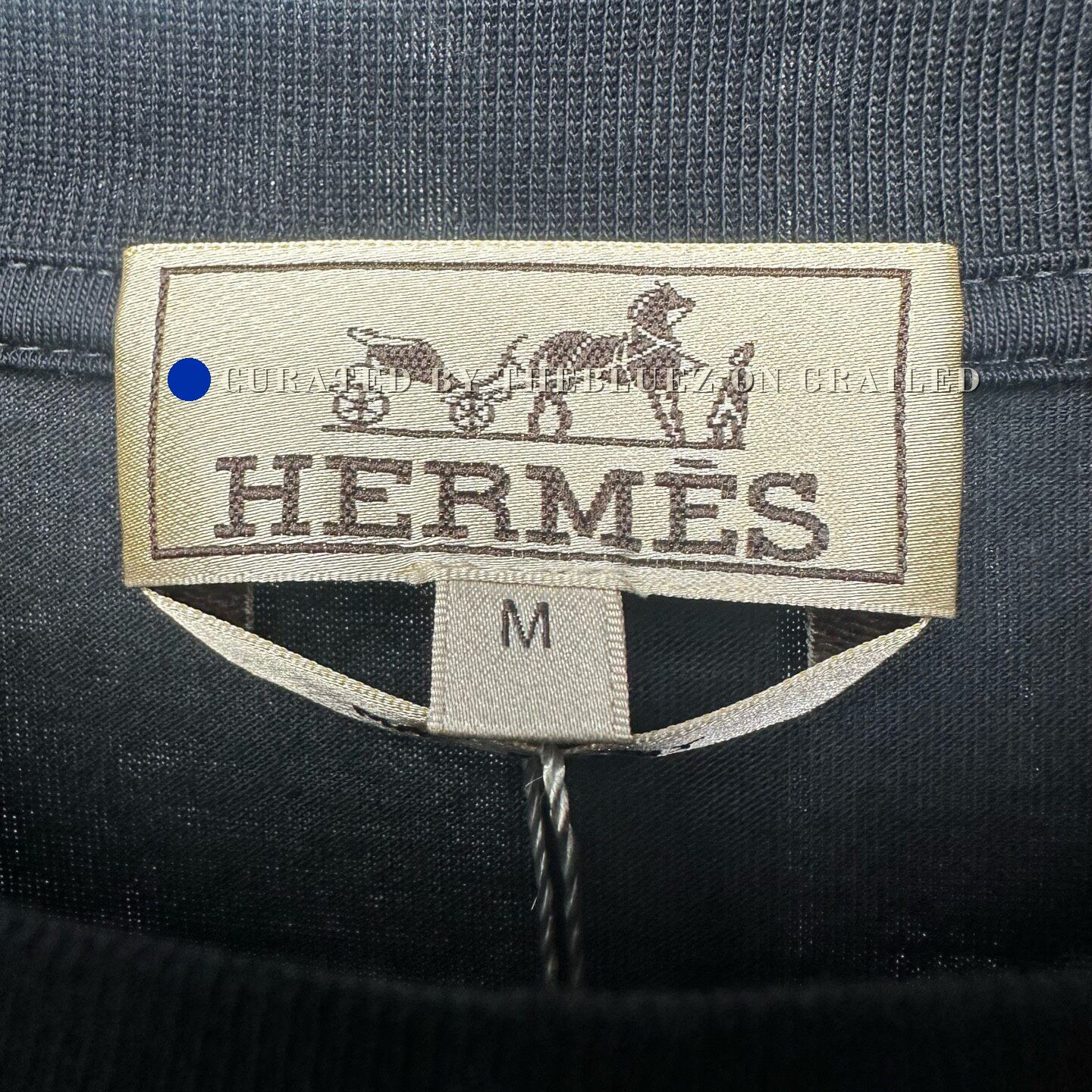 Hermes Hermes Men's Embossed Print Short-Sleeve T-Shirt Size US M / EU 48-50 / 2 - 4 Thumbnail