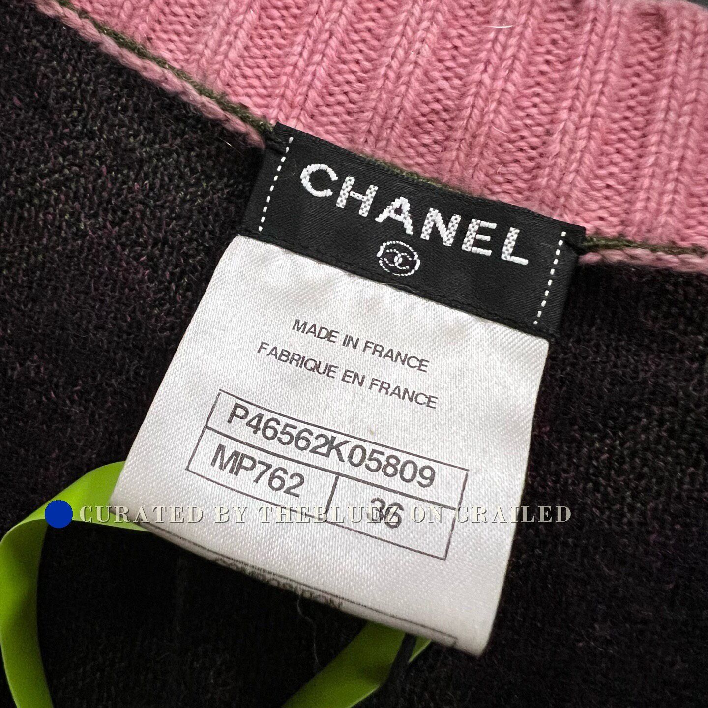 Chanel Chanel Edinburgh Collection Logo Cashmere Dress Size XS / US 0-2 / IT 36-38 - 4 Thumbnail