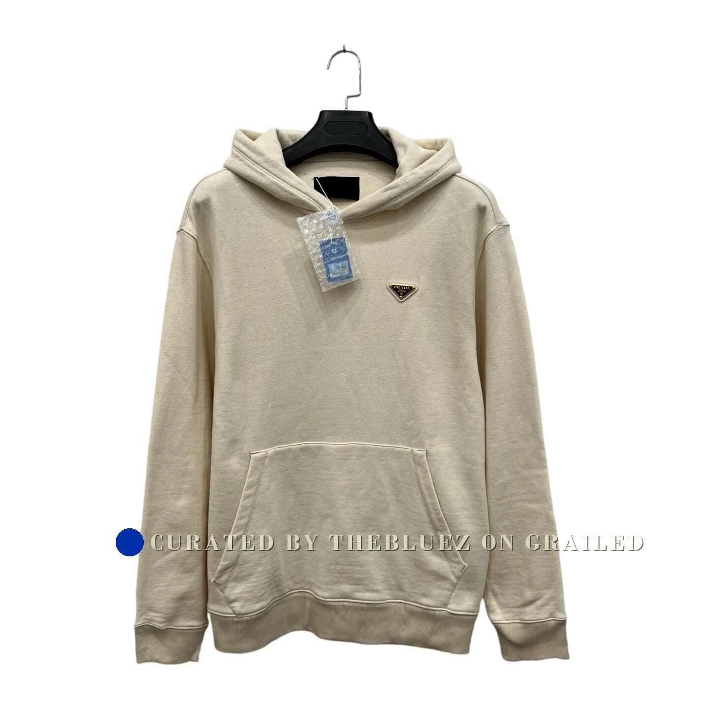 Prada Prada New Triangle Logo Hoodie Size US XXS / EU 40 - 2 Thumbnail
