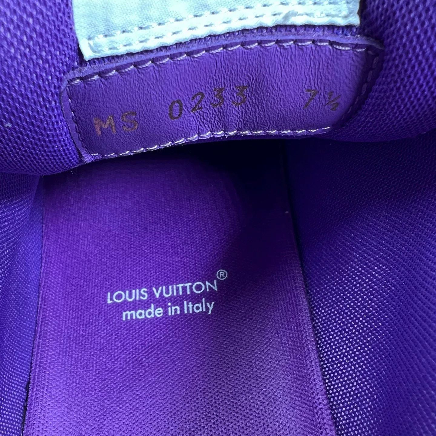 Louis Vuitton Louis Vuitton Trainer White Purple Velcro Sneakers Size US 8.5 / EU 41-42 - 7 Thumbnail