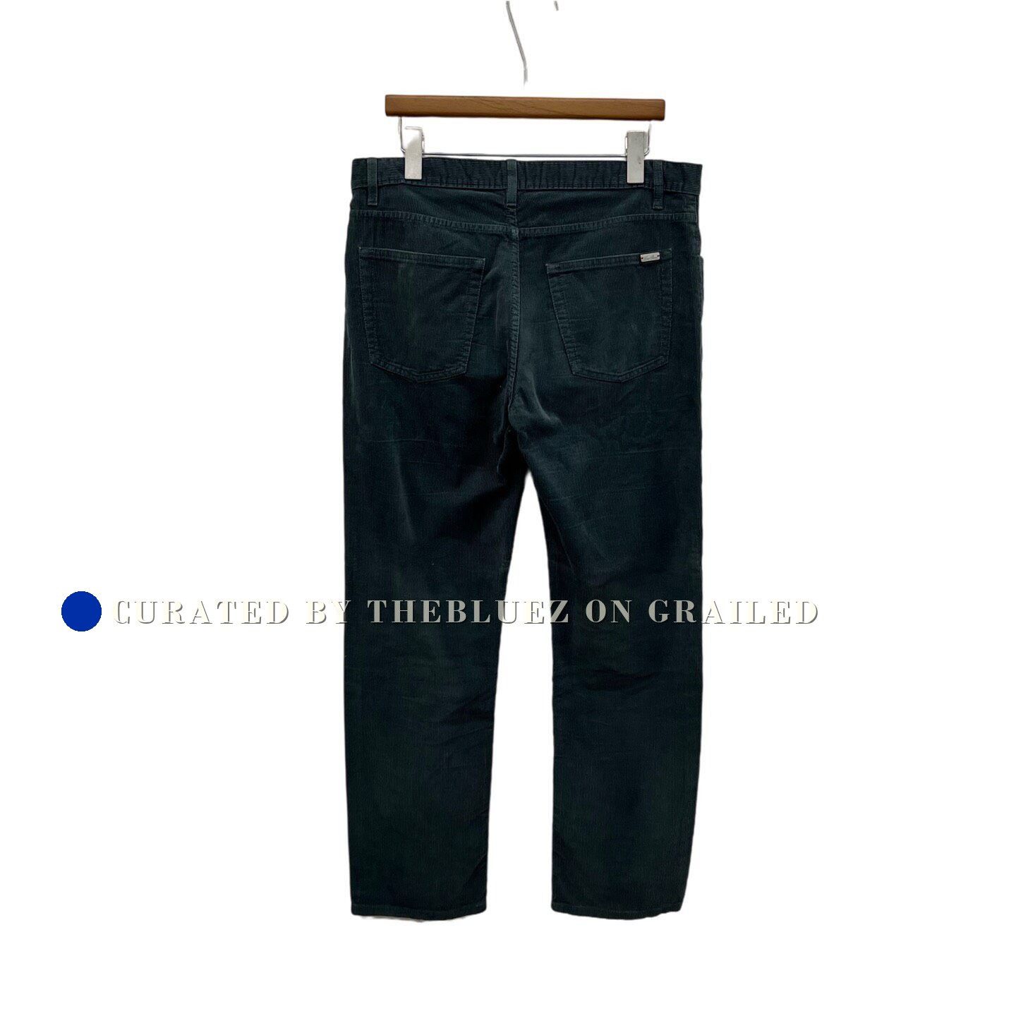 Loro Piana Loro Piana Washed Corduroy Logo Straight Pants Size US 34 / EU 50 - 3 Thumbnail
