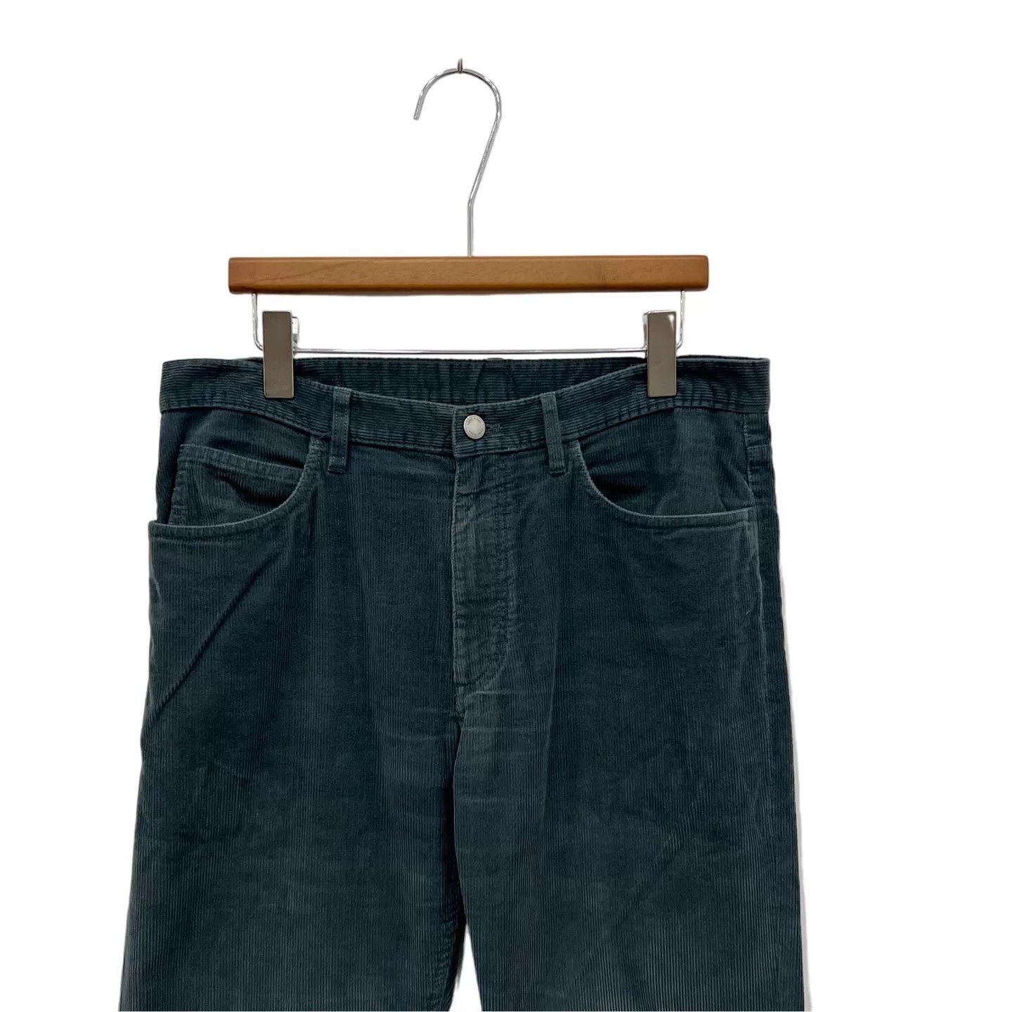 Loro Piana Loro Piana Washed Corduroy Logo Straight Pants Size US 34 / EU 50 - 2 Thumbnail