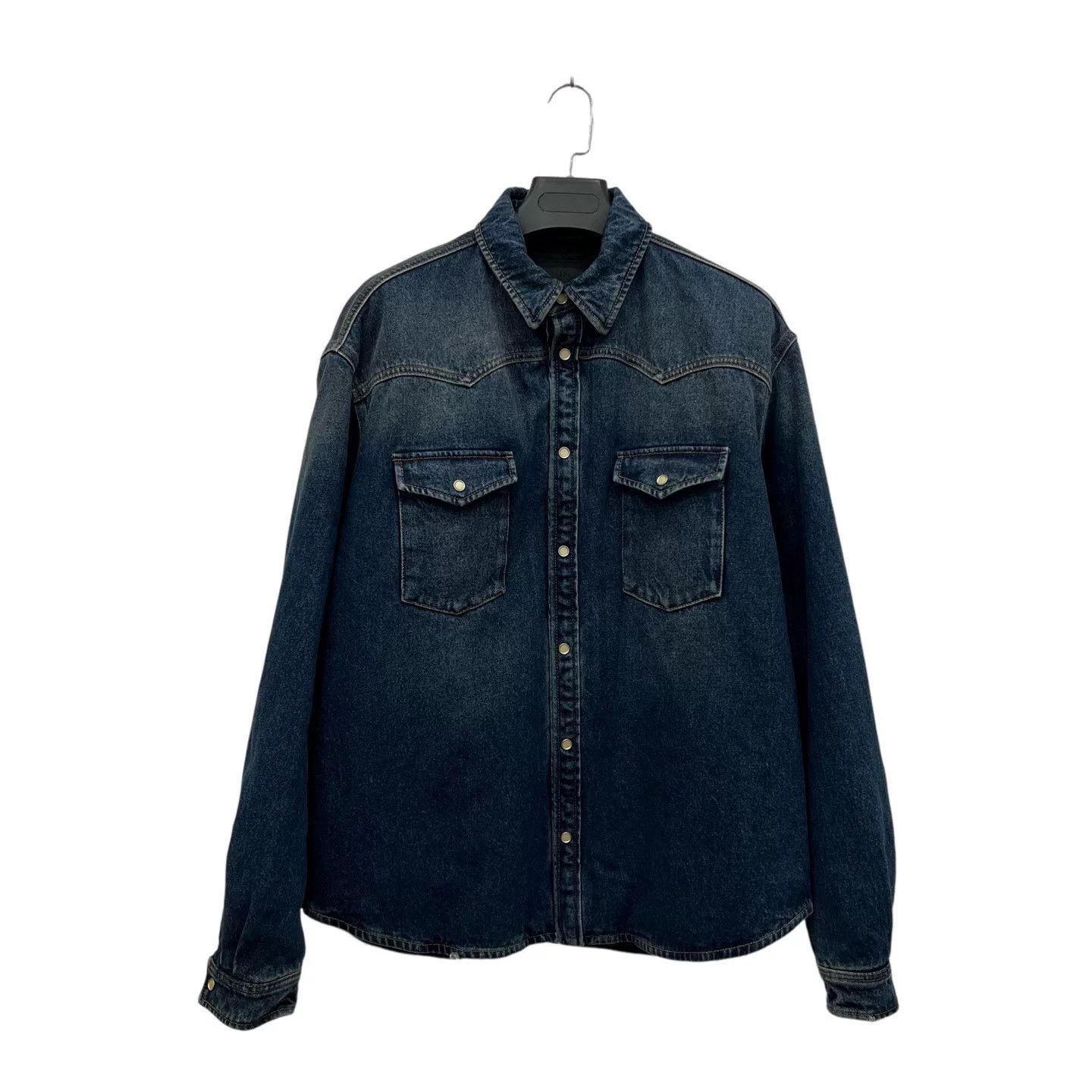 Prada Prada 25 Triangle Logo Denim Jacket Size US S / EU 44-46 / 1 - 2 Thumbnail
