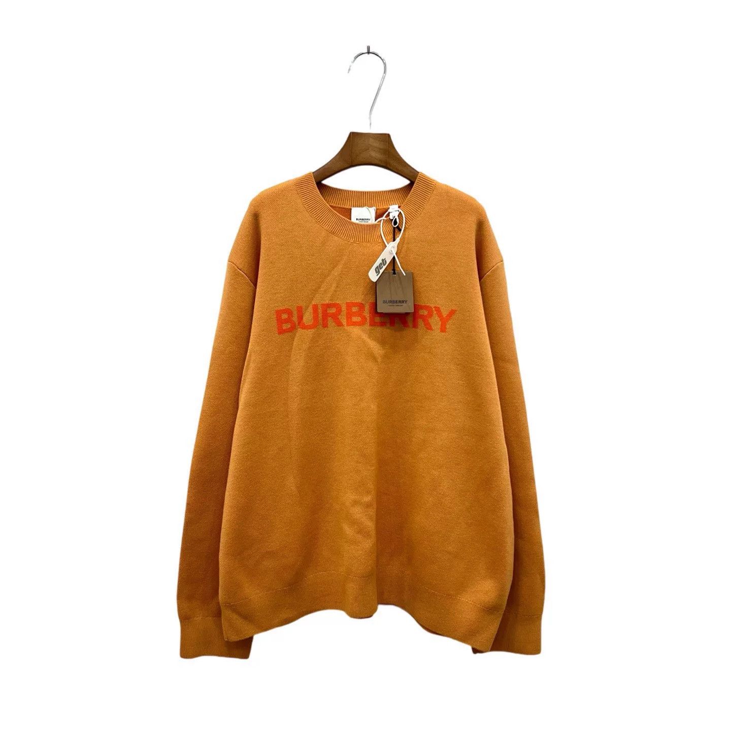 Burberry Burberry Orange Wool Sweater XL Size US XL / EU 56 / 4 - 2 Thumbnail