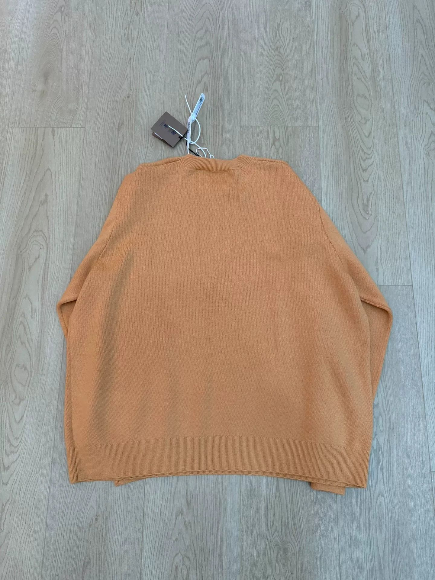 Burberry Burberry Orange Wool Sweater XL Size US XL / EU 56 / 4 - 2 Thumbnail