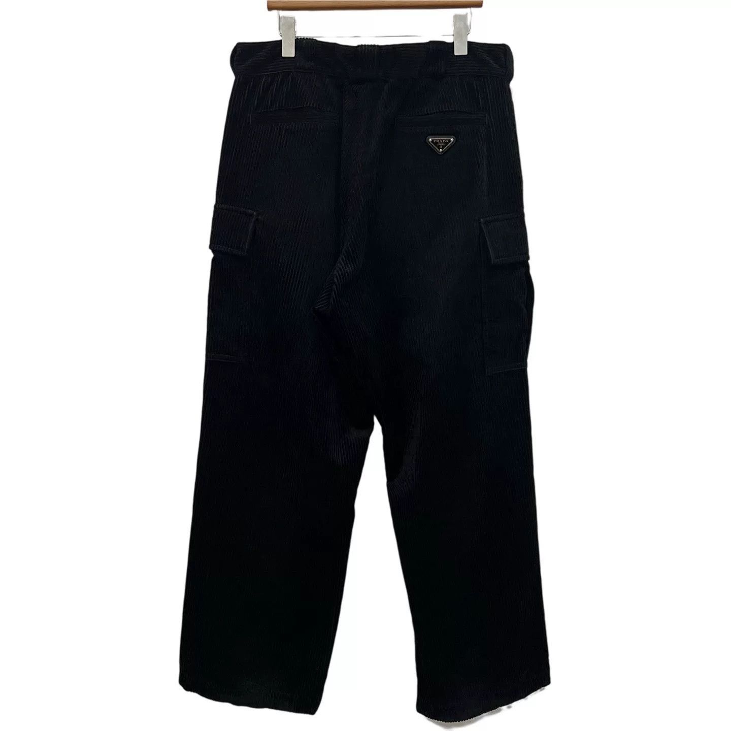 Prada Prada Triangle Logo Corduroy Trousers Size US 37 - 3 Thumbnail