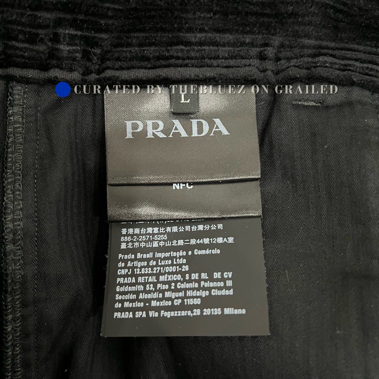 Prada Prada Triangle Logo Corduroy Trousers Size US 37 - 6 Thumbnail