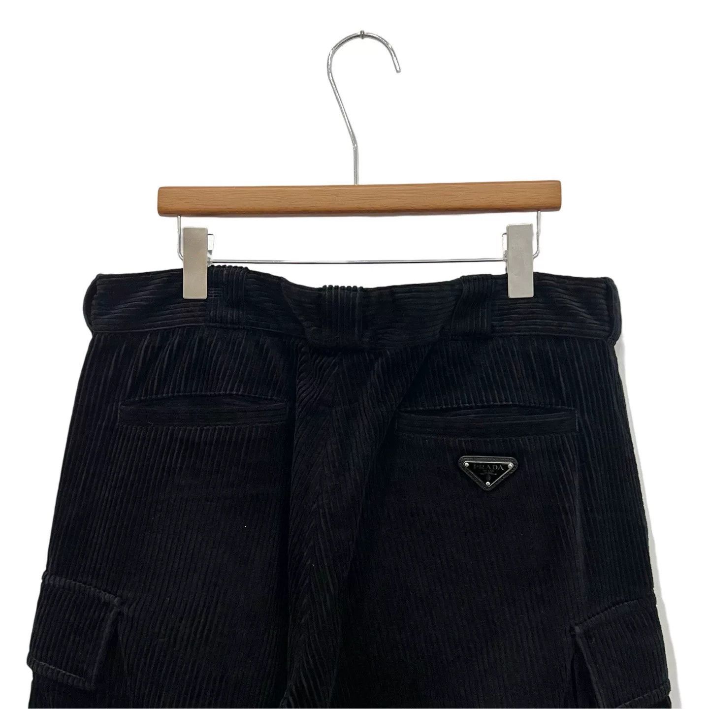 Prada Prada Triangle Logo Corduroy Trousers Size US 37 - 4 Thumbnail