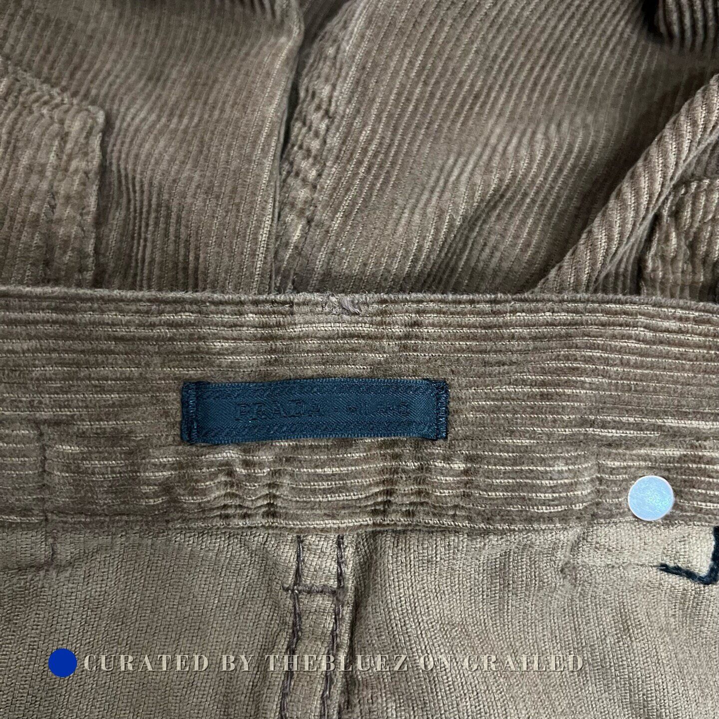 Prada Prada Triangle Logo Corduroy Trousers Size US 34 / EU 50 - 6 Thumbnail