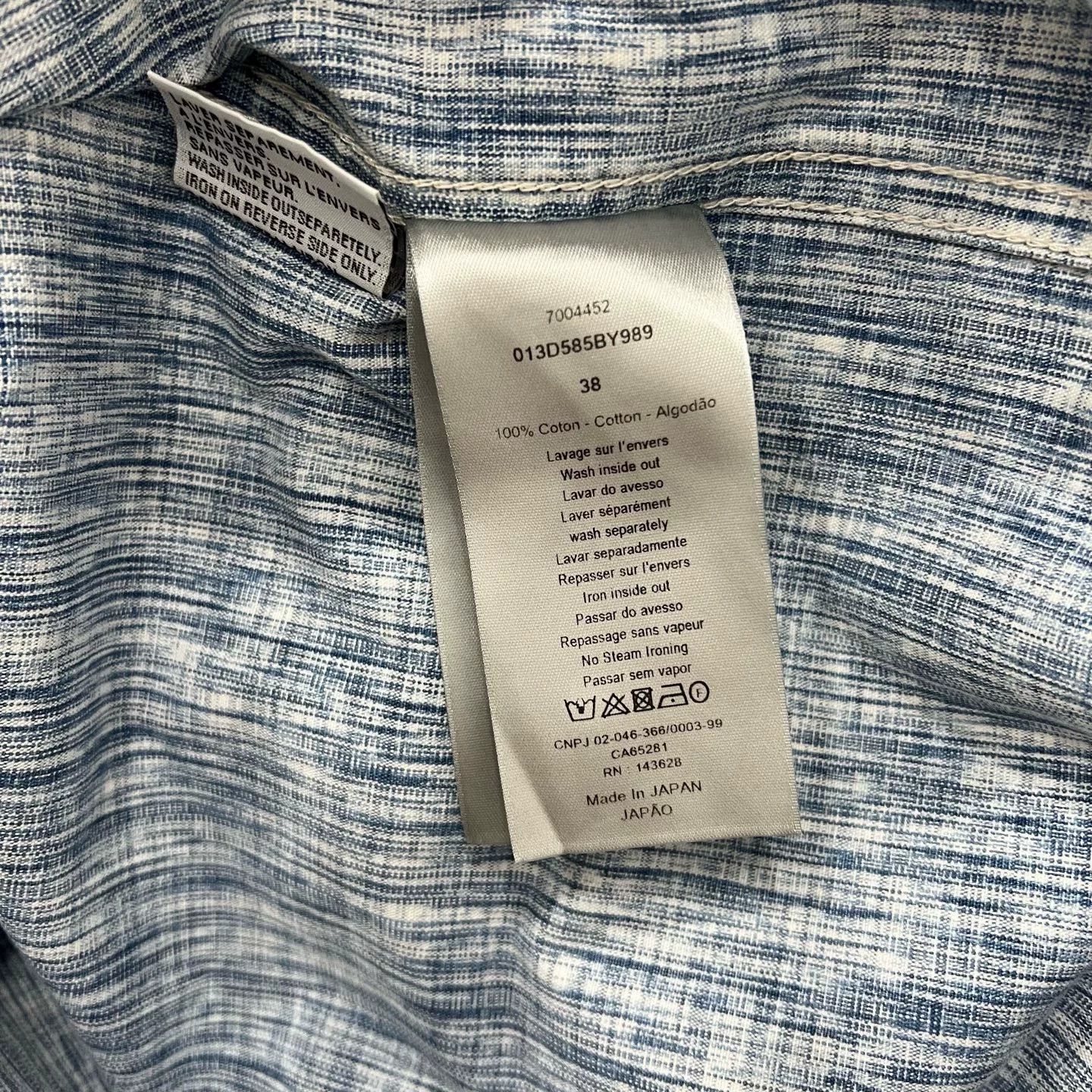 Dior Dior Monogram Denim Shirt Size US M / EU 48-50 / 2 - 5 Thumbnail