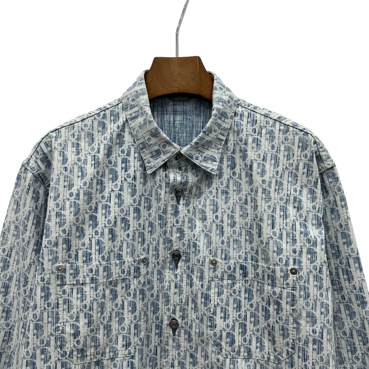 Dior Dior Monogram Denim Shirt Size US M / EU 48-50 / 2 - 3 Thumbnail