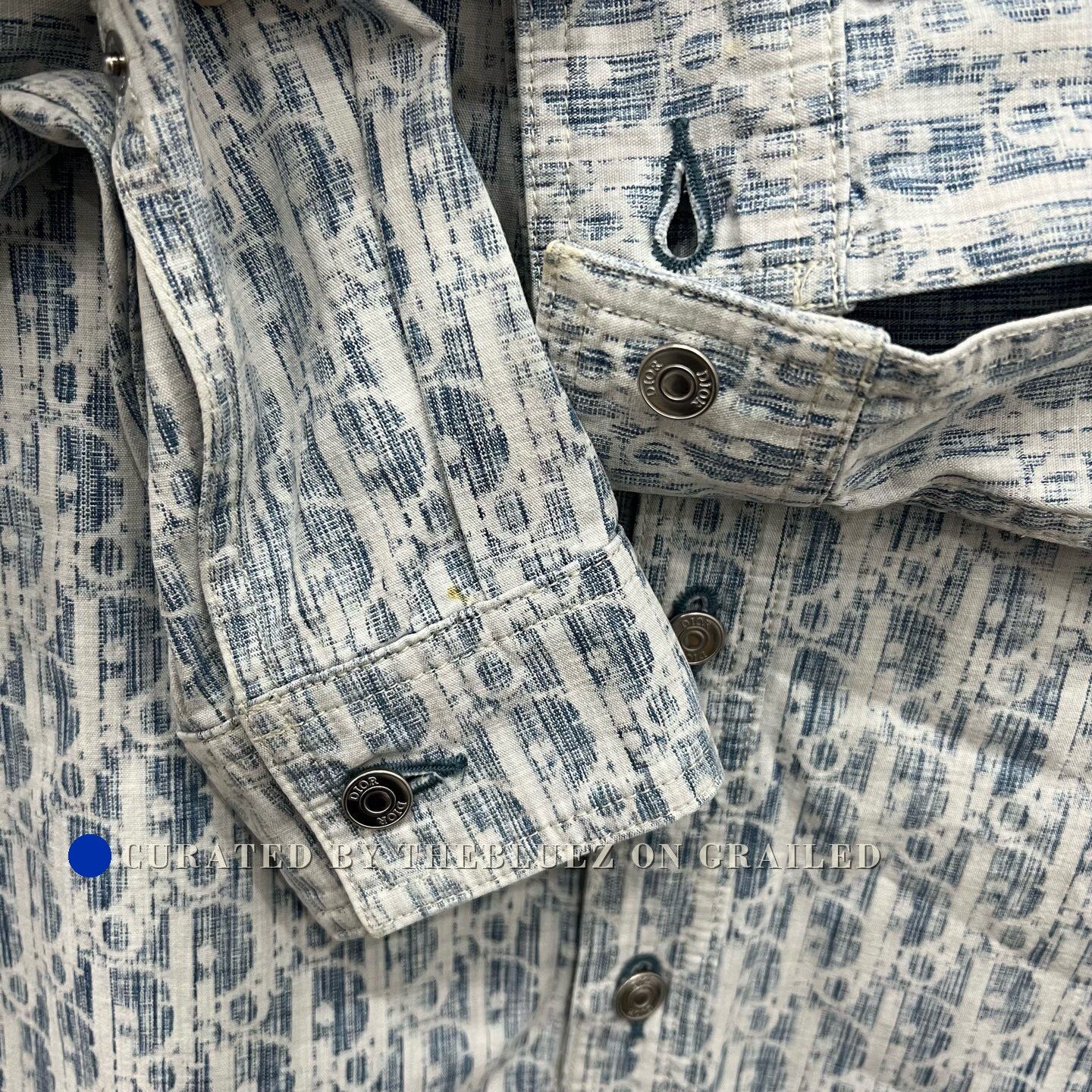 Dior Dior Monogram Denim Shirt Size US M / EU 48-50 / 2 - 7 Thumbnail