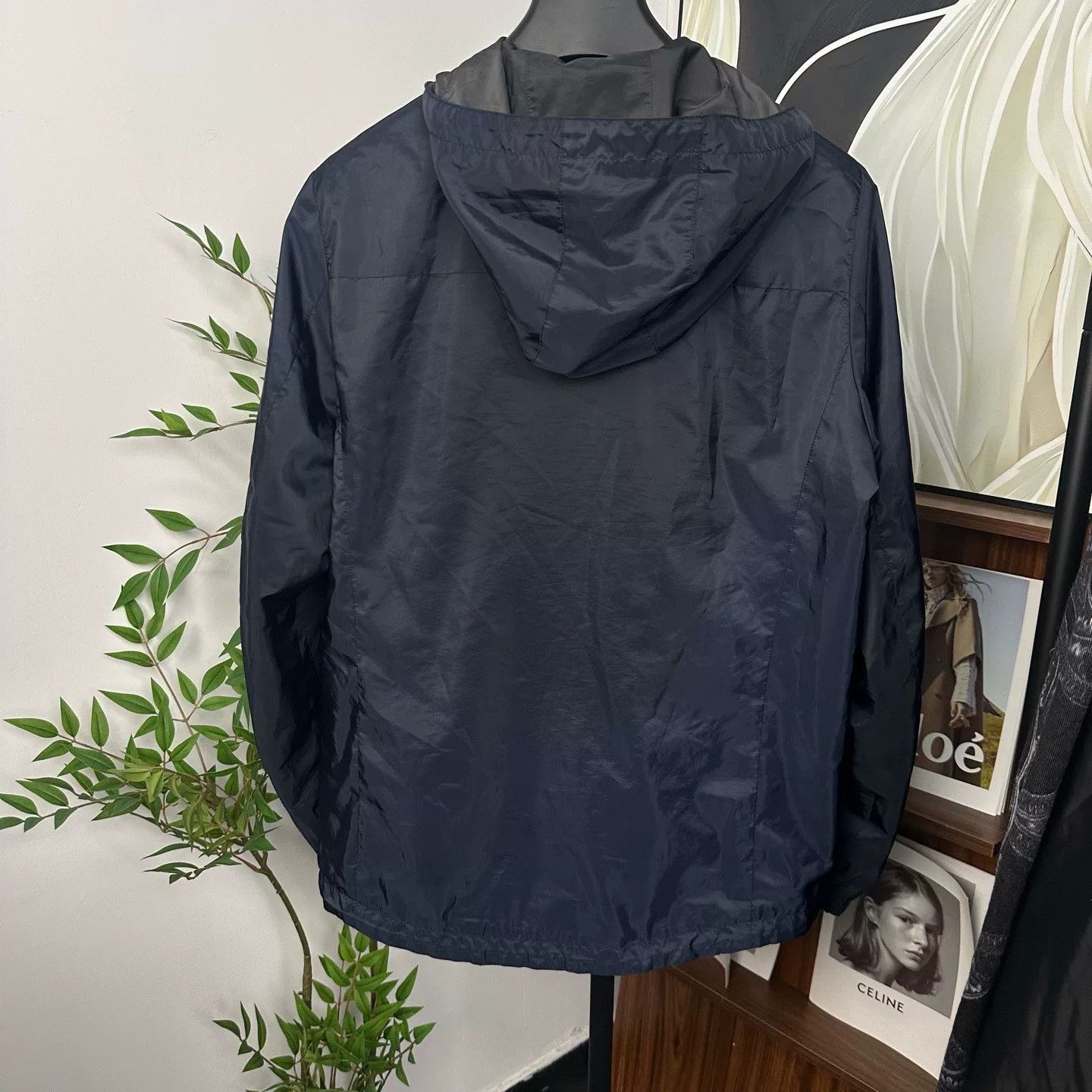 Prada Prada Metal Triangle Reversible Hooded Zip Jacket Size US M / EU 48-50 / 2 - 2 Thumbnail