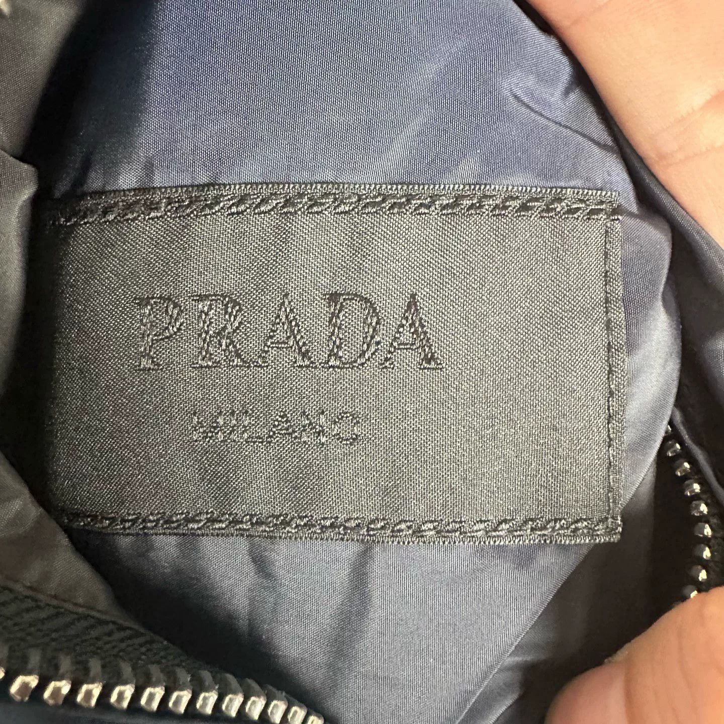 Prada Prada Metal Triangle Reversible Hooded Zip Jacket Size US M / EU 48-50 / 2 - 4 Thumbnail