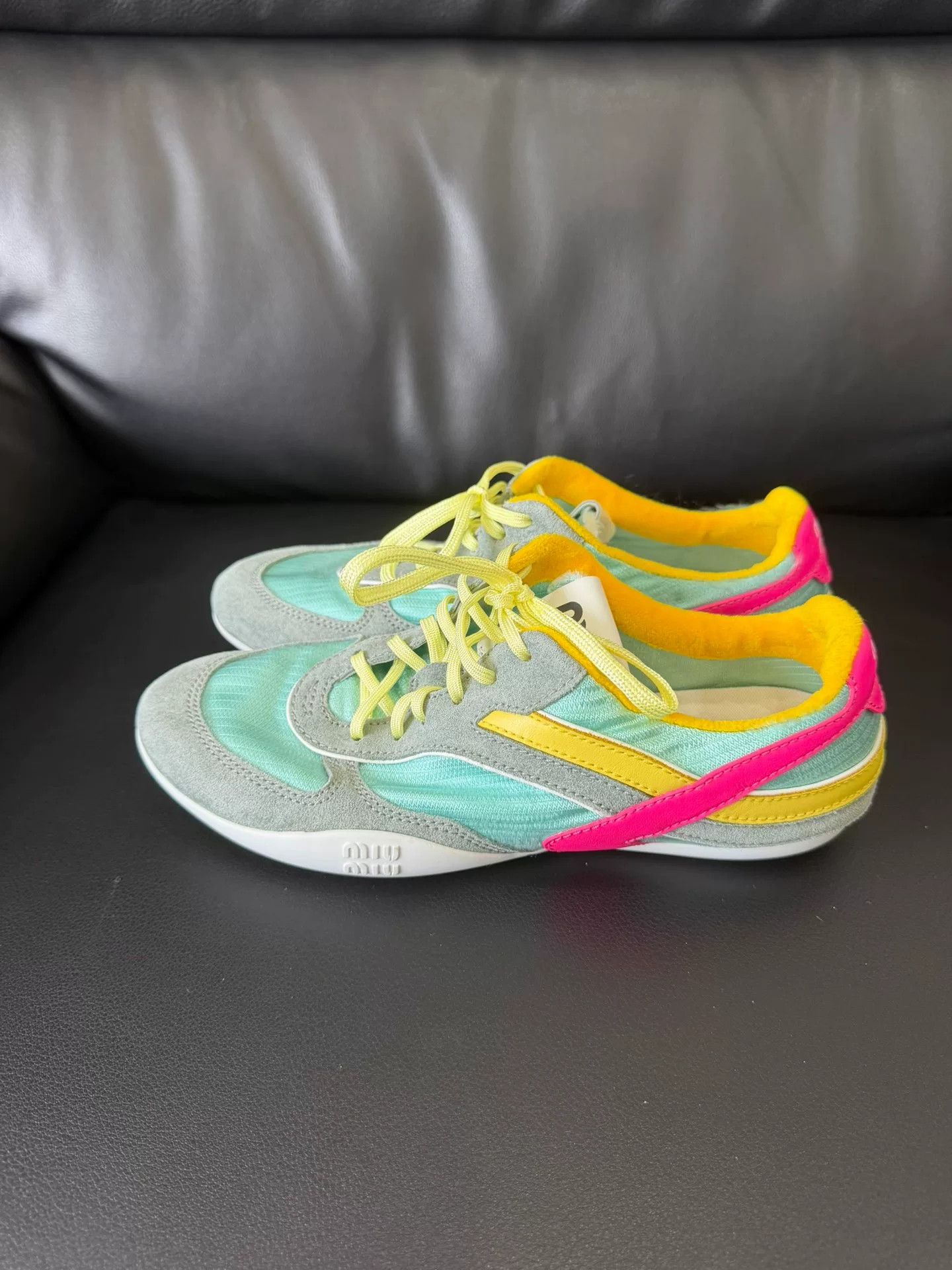 Miu Miu MIU MIU Color Block Trainer Shoes Size US 6 / IT 36 - 2 Thumbnail