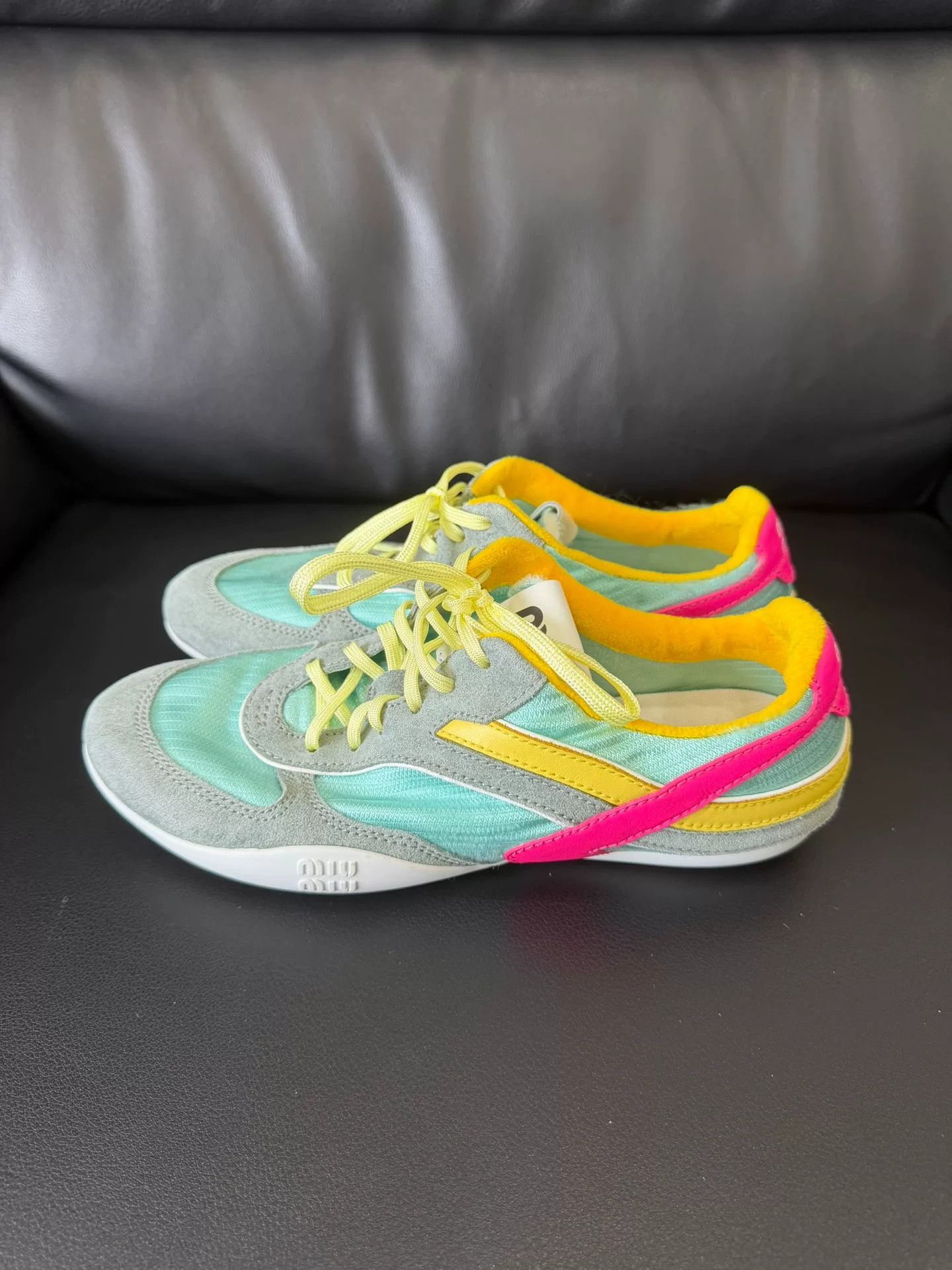 Miu Miu MIU MIU Color Block Trainer Shoes Size US 6 / IT 36 - 3 Thumbnail