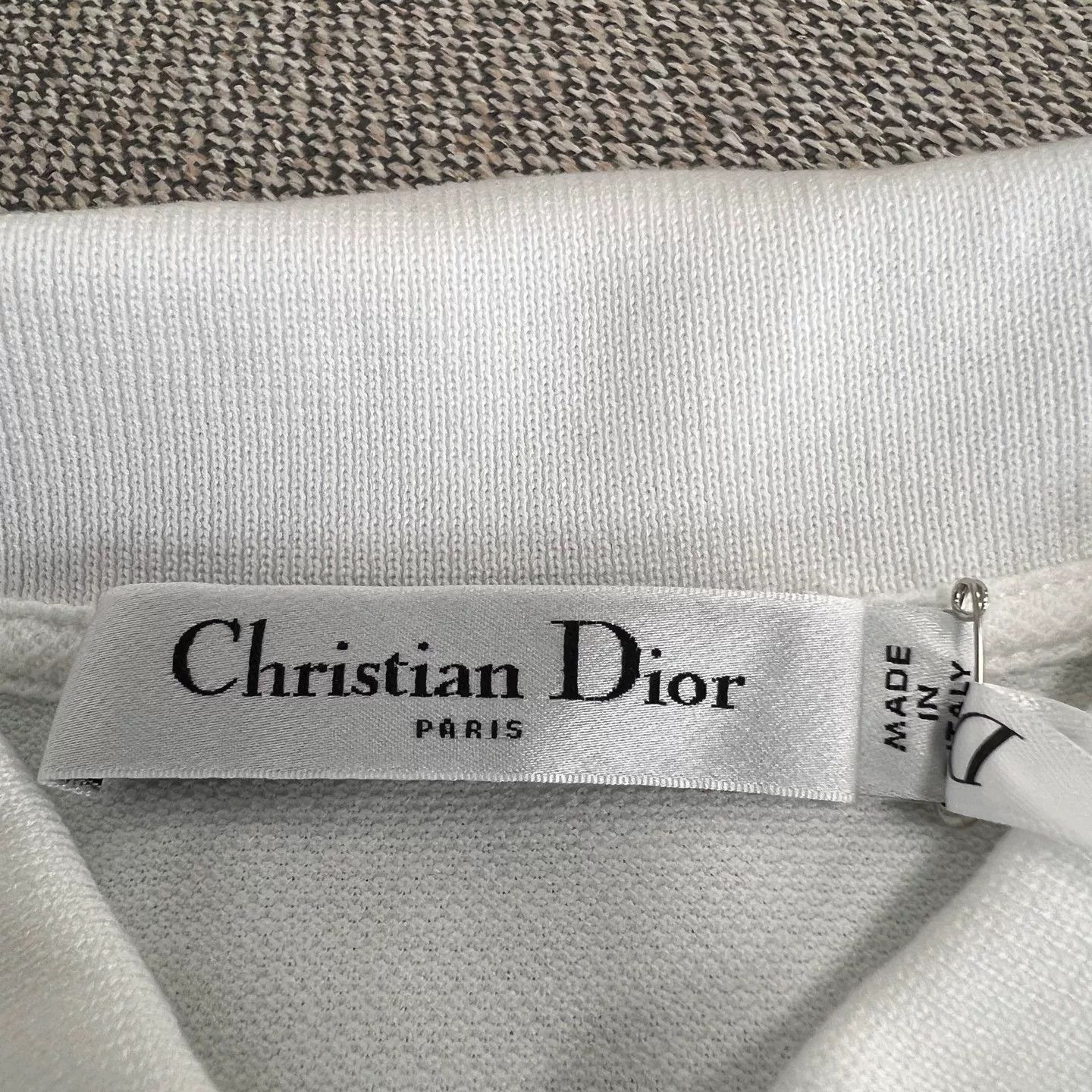 Dior Dior SS25 Cotton Blend Striped Knit Polo XS Size US XS / EU 42 / 0 - 4 Thumbnail