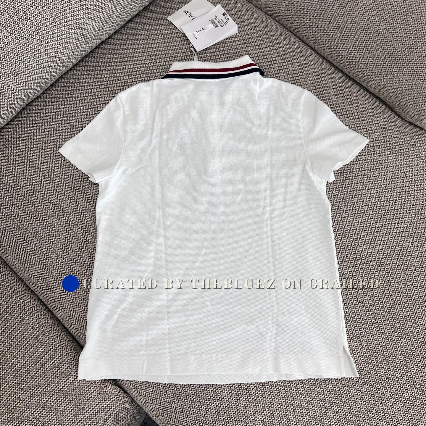 Dior Dior SS25 Cotton Blend Striped Knit Polo XS Size US XS / EU 42 / 0 - 2 Thumbnail