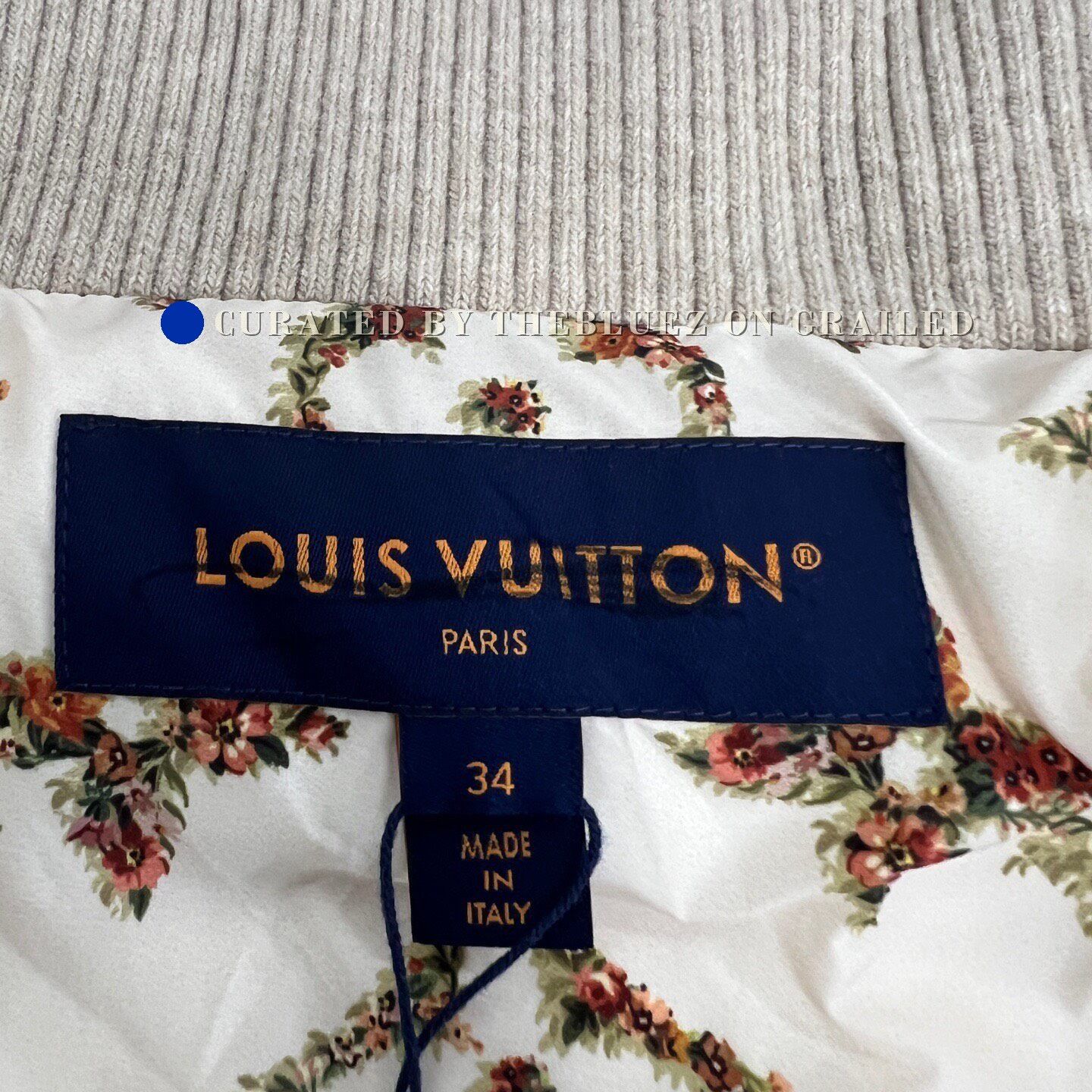 Louis Vuitton Louis Vuitton Floral Ribbed Cuff Short Down Jacket Size XXS / US 00 / IT 34 - 5 Thumbnail