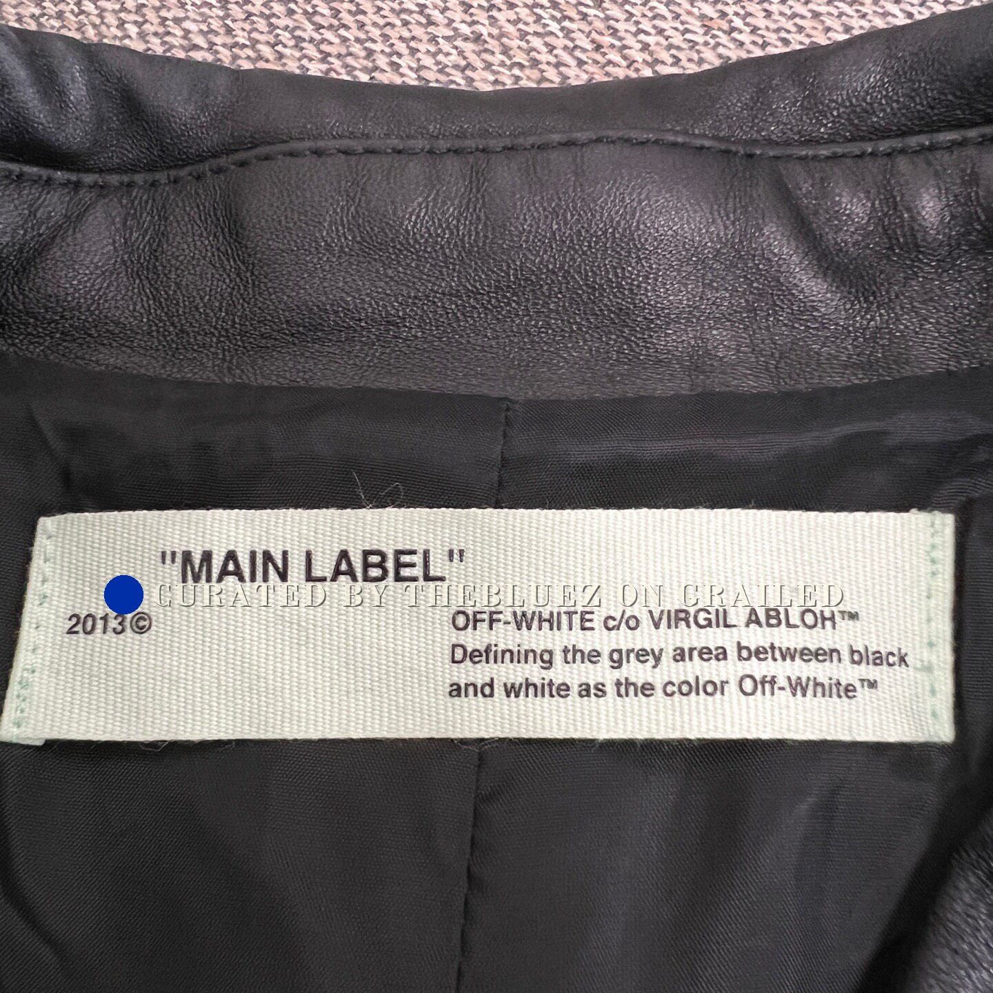 Off-White Off-White Black Sheepskin Biker Jacket Size US M / EU 48-50 / 2 - 3 Thumbnail