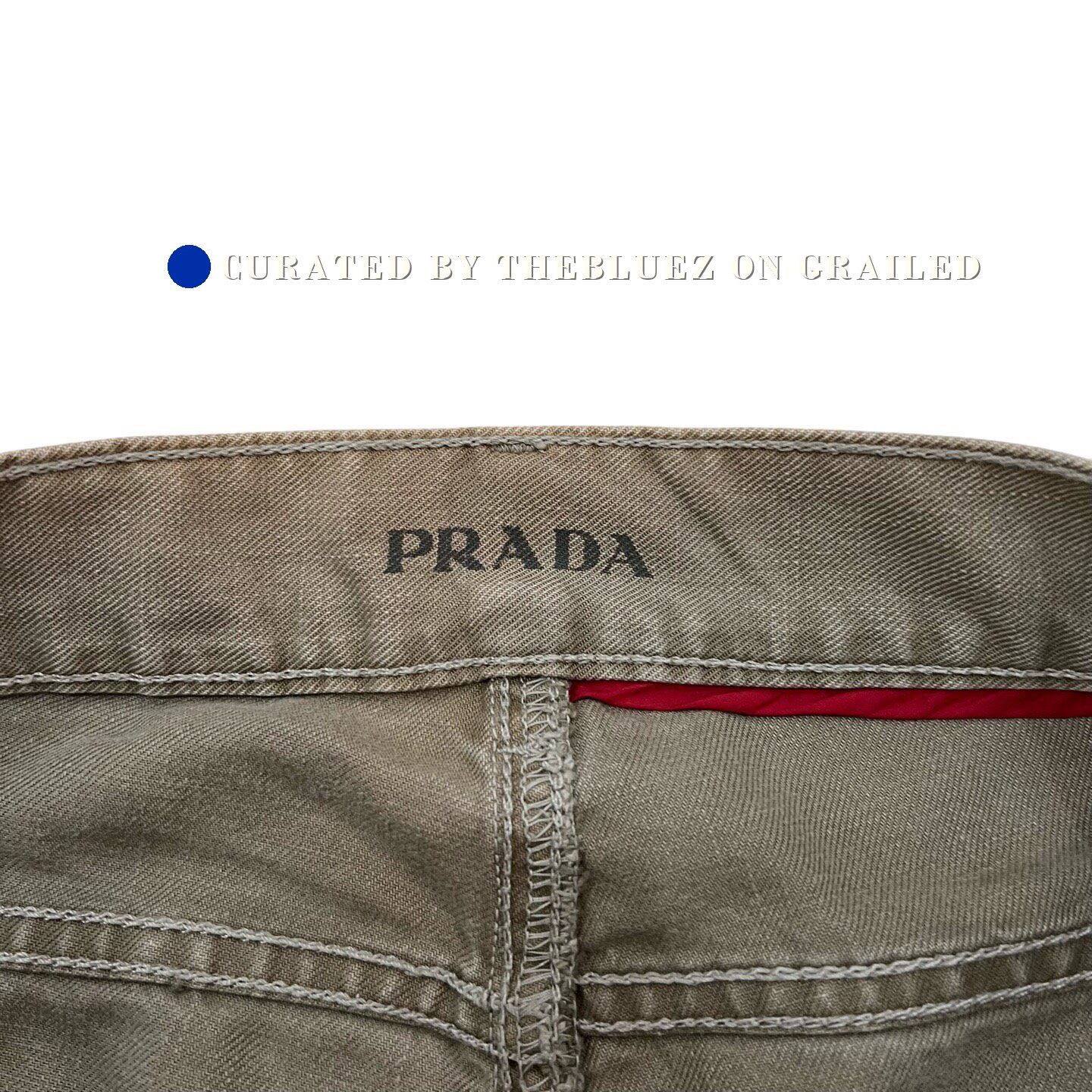 Prada Prada Leather Patch Jeans Size 36 Size US 36 / EU 52 - 4 Thumbnail