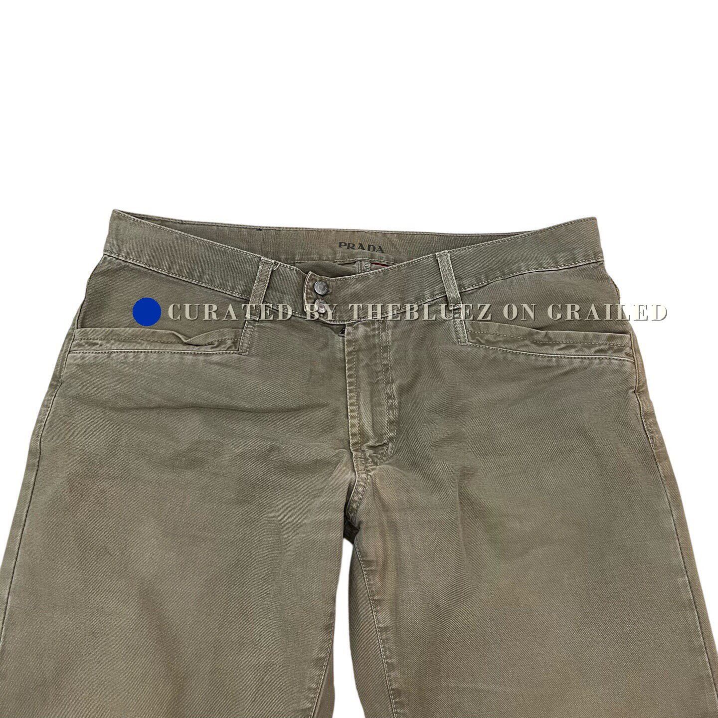 Prada Prada Leather Patch Jeans Size 36 Size US 36 / EU 52 - 3 Thumbnail
