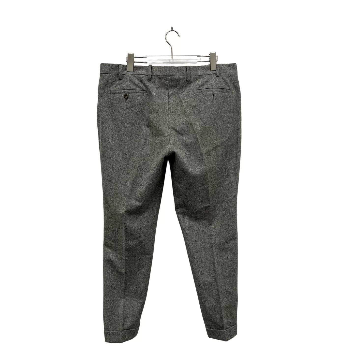 Loro Piana Loro Piana Gray Wool Straight Trousers Size US 35 - 2 Thumbnail