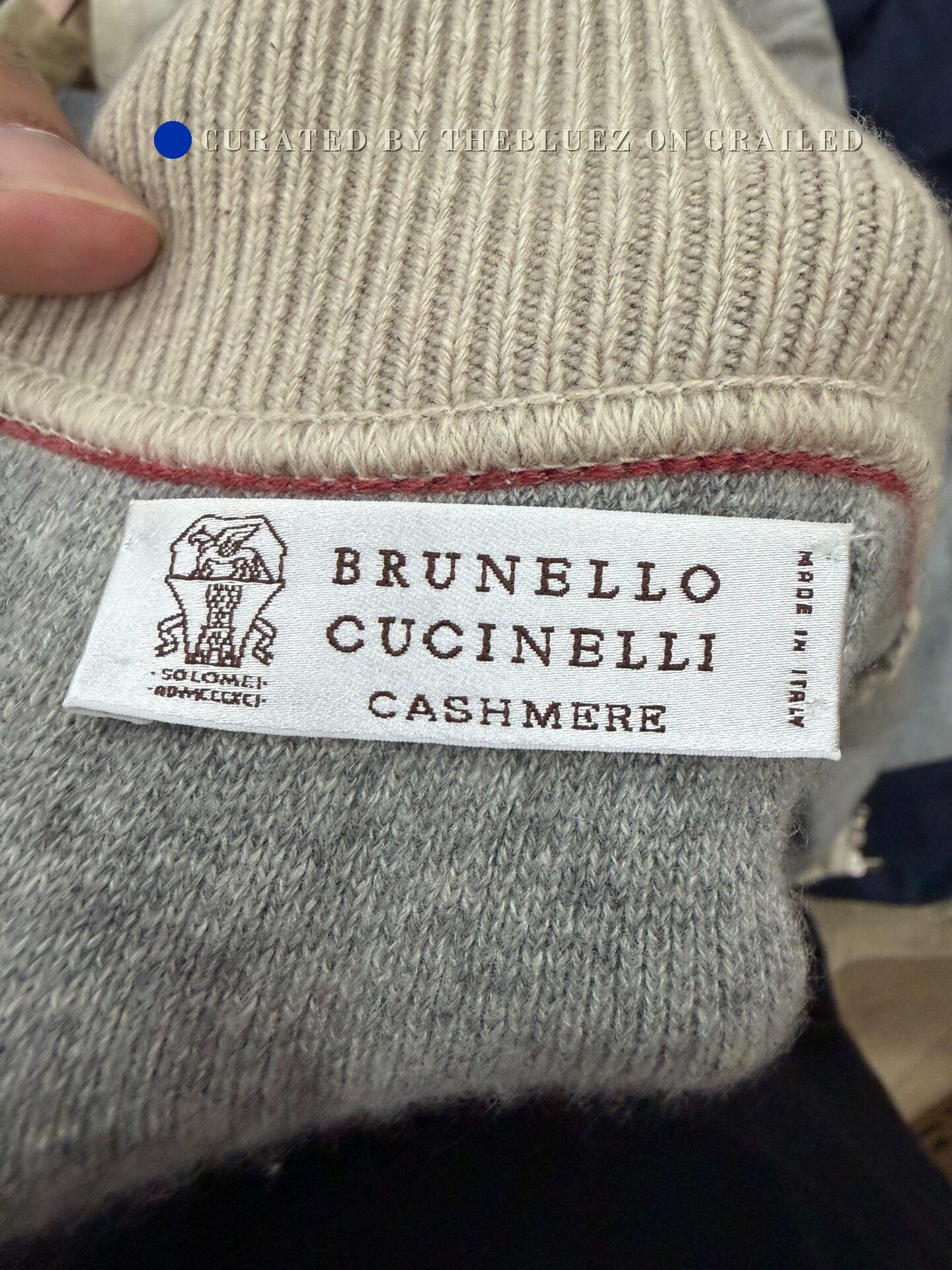 Brunello Cucinelli Brunello Cucinelli Gray Cashmere Jacket Size 50 Size US M / EU 48-50 / 2 - 3 Thumbnail