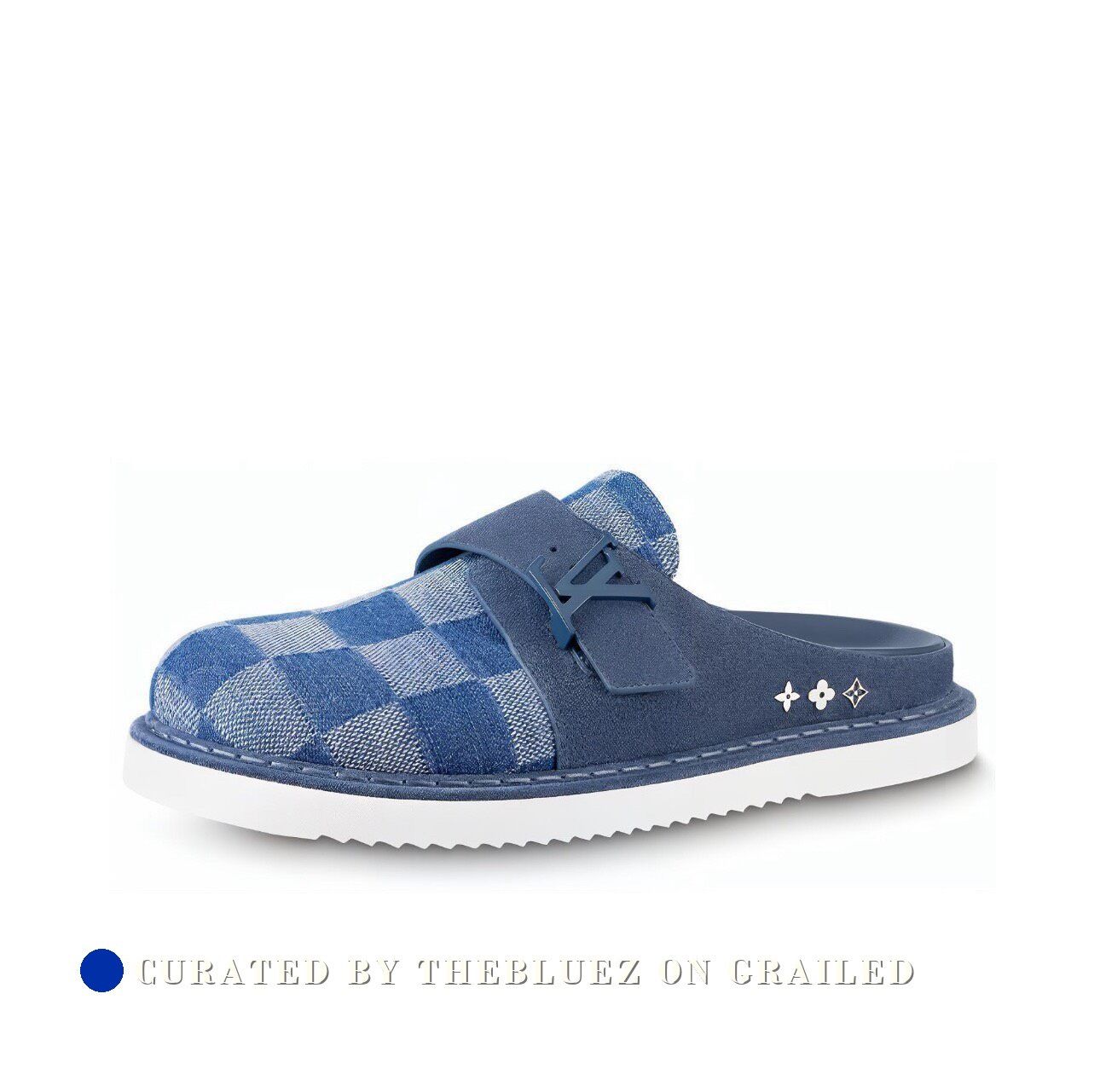 Louis Vuitton Louis Vuitton Easy Checkered Mules Size US 10 / EU 43 - 2 Thumbnail