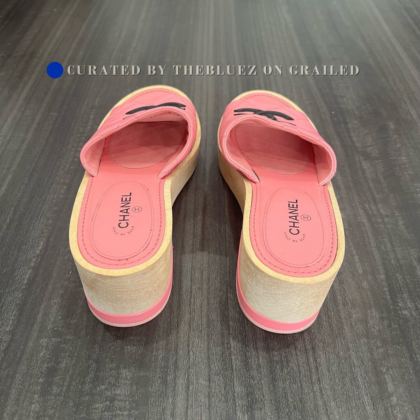 Chanel Chanel Pink High-Heel Slippers Size US 6 / IT 36 - 3 Thumbnail